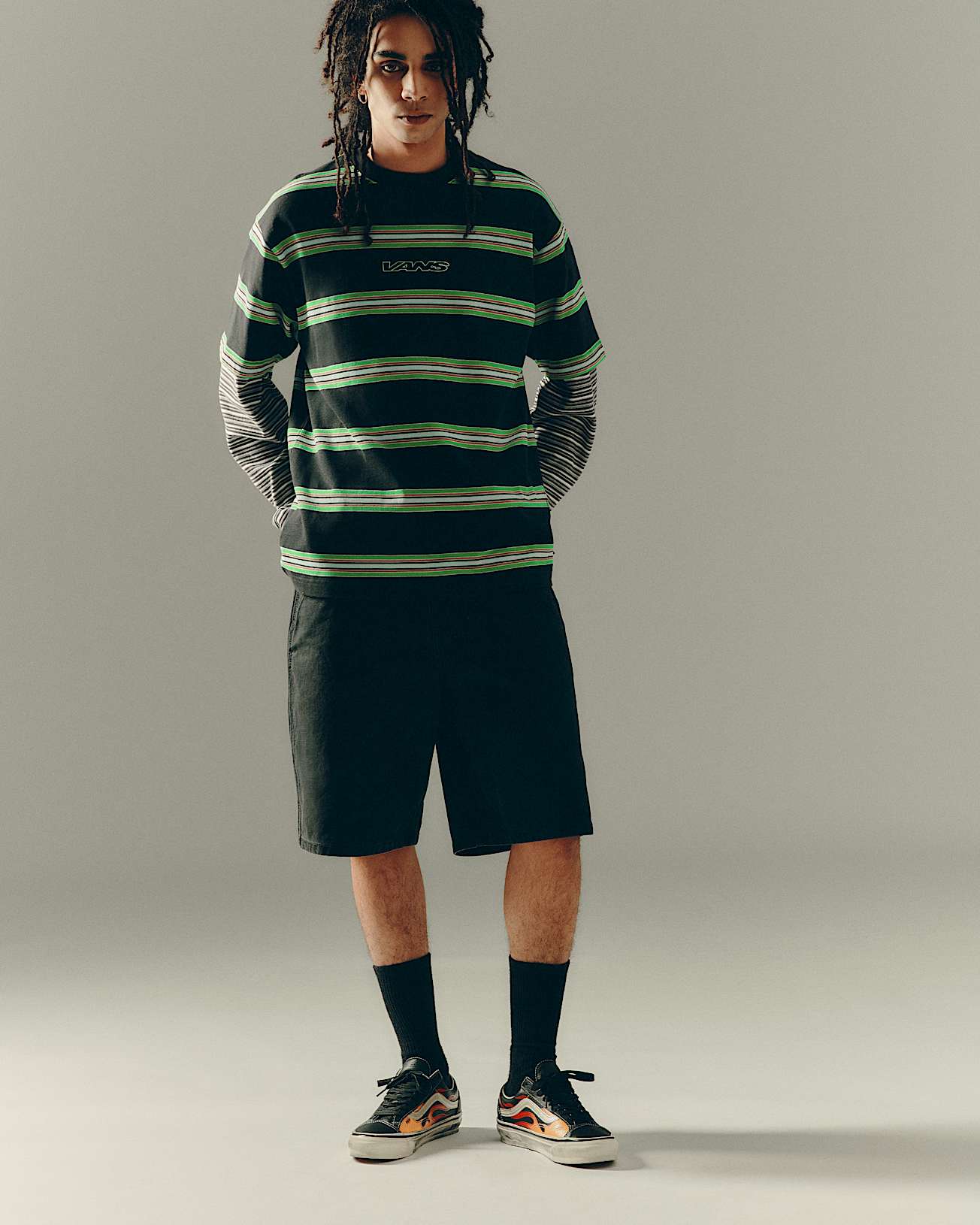 Buty Flames Premium Old Skool 37 VANS Czarny ALT1