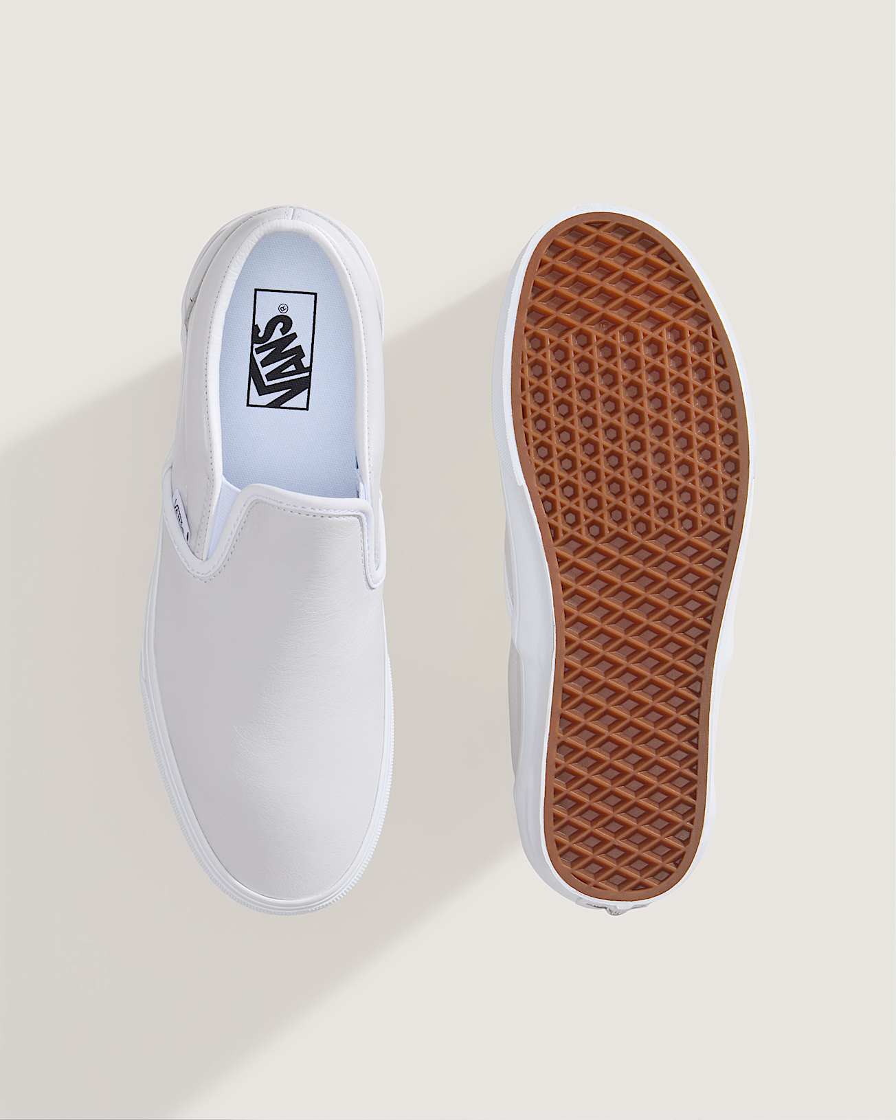 Classic SlipOn Schuhe VANS Wei ALT2