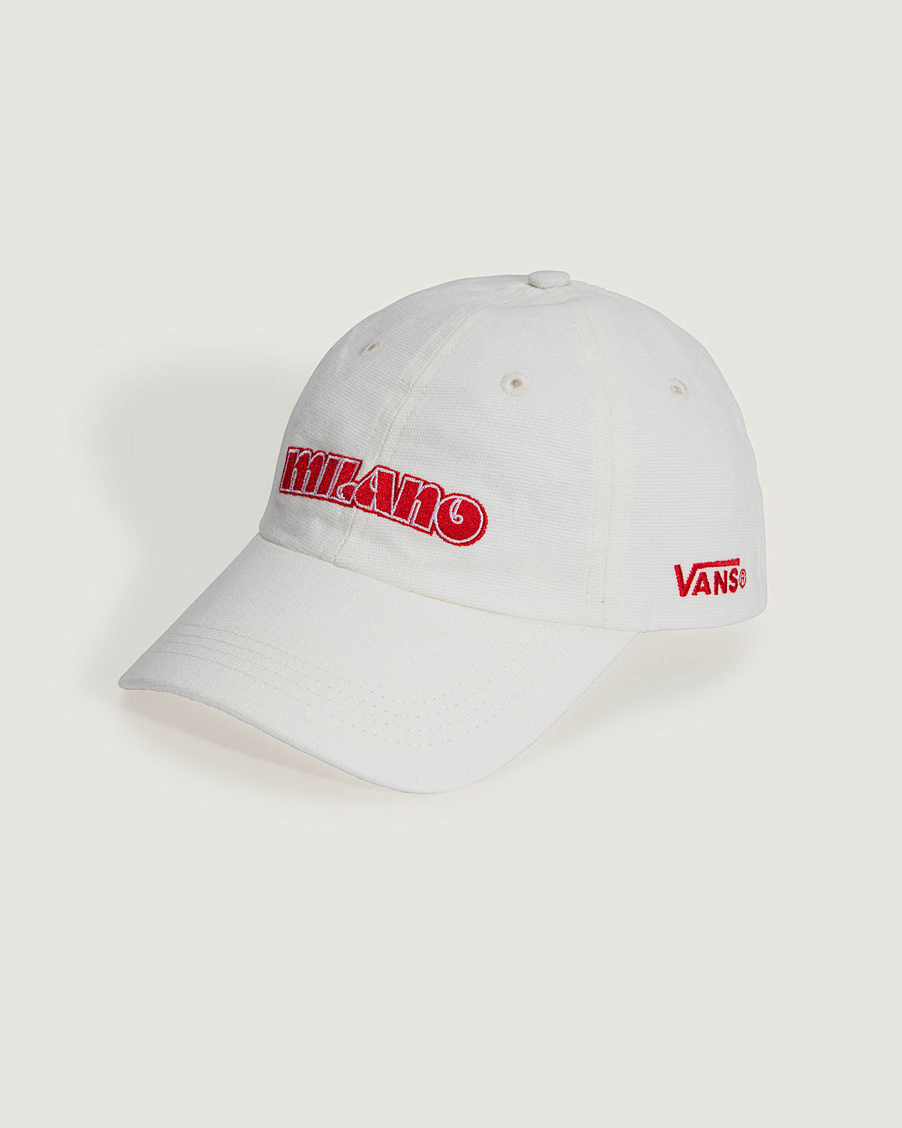 Cappellino Jockey Milano Half Box Curved Bill VANS Bianco HERO