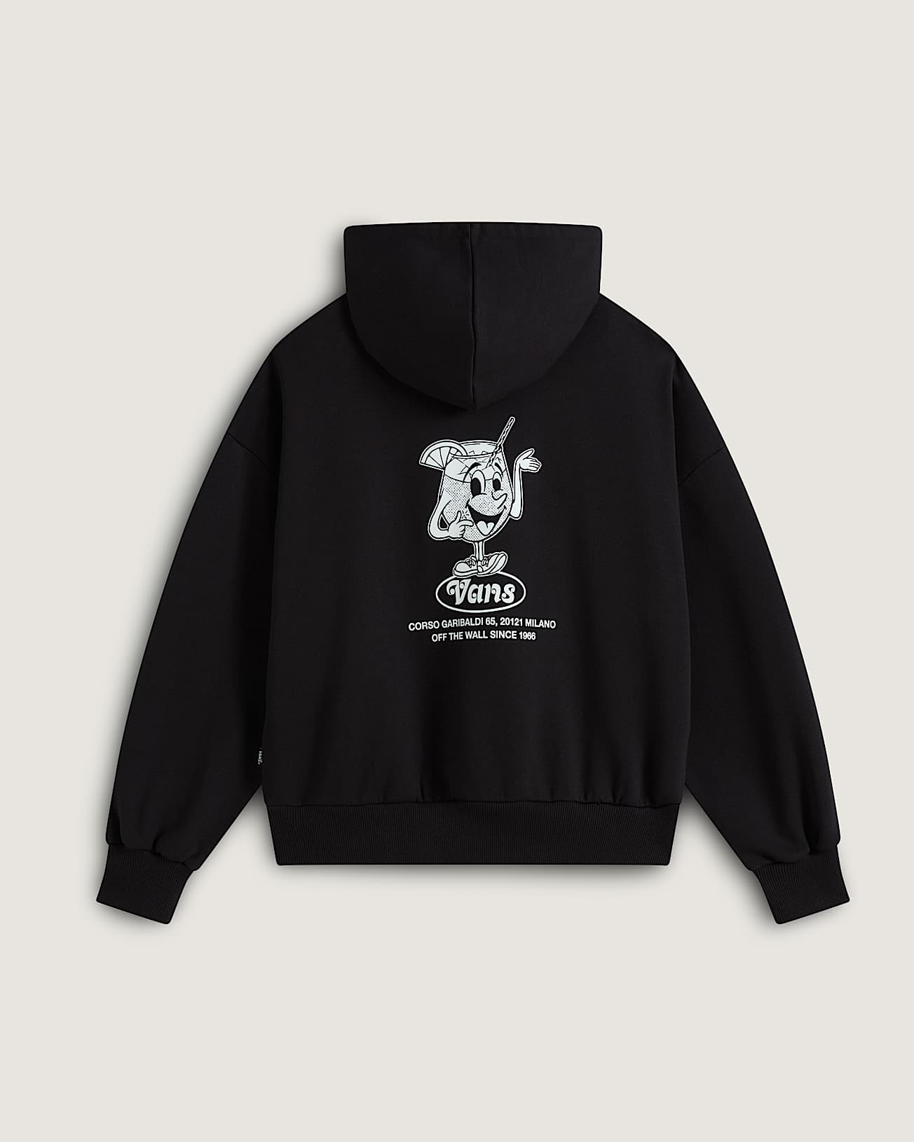 Felpa con cappuccio Milano Aperitivo Retro VANS Nero ALT1
