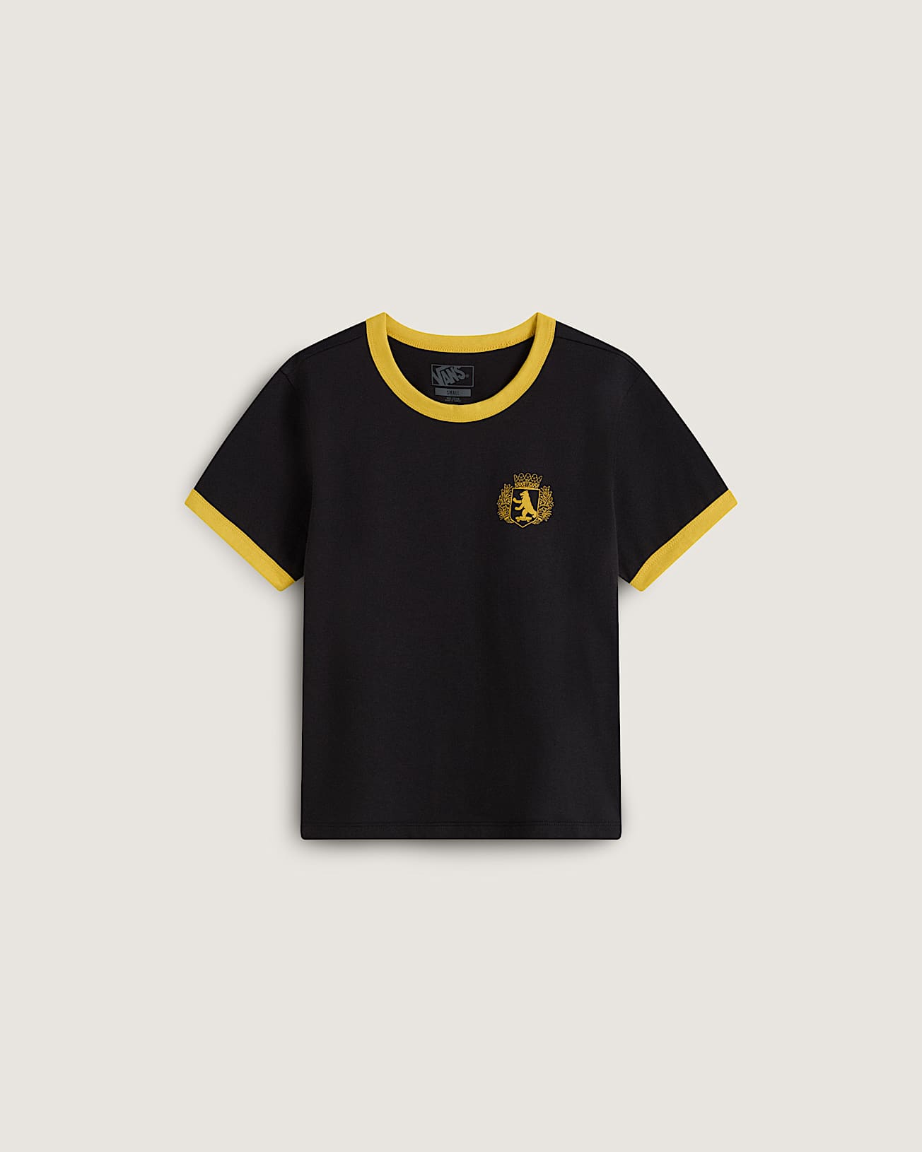 Berlin Crest Ringer Tee Spicy MustardBlack VANS Blau HERO