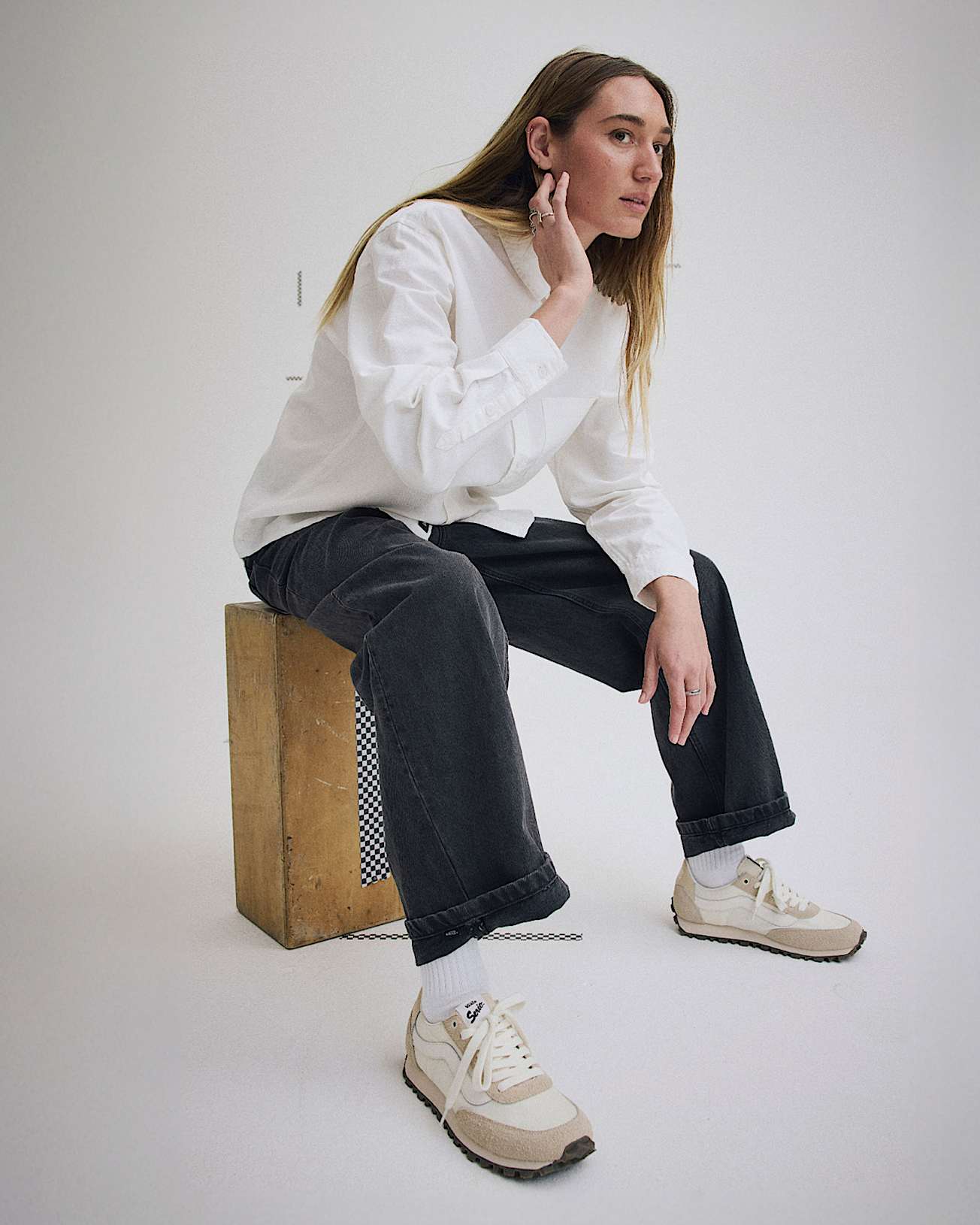 Premium Style 152 Shoes VANS White ALT5