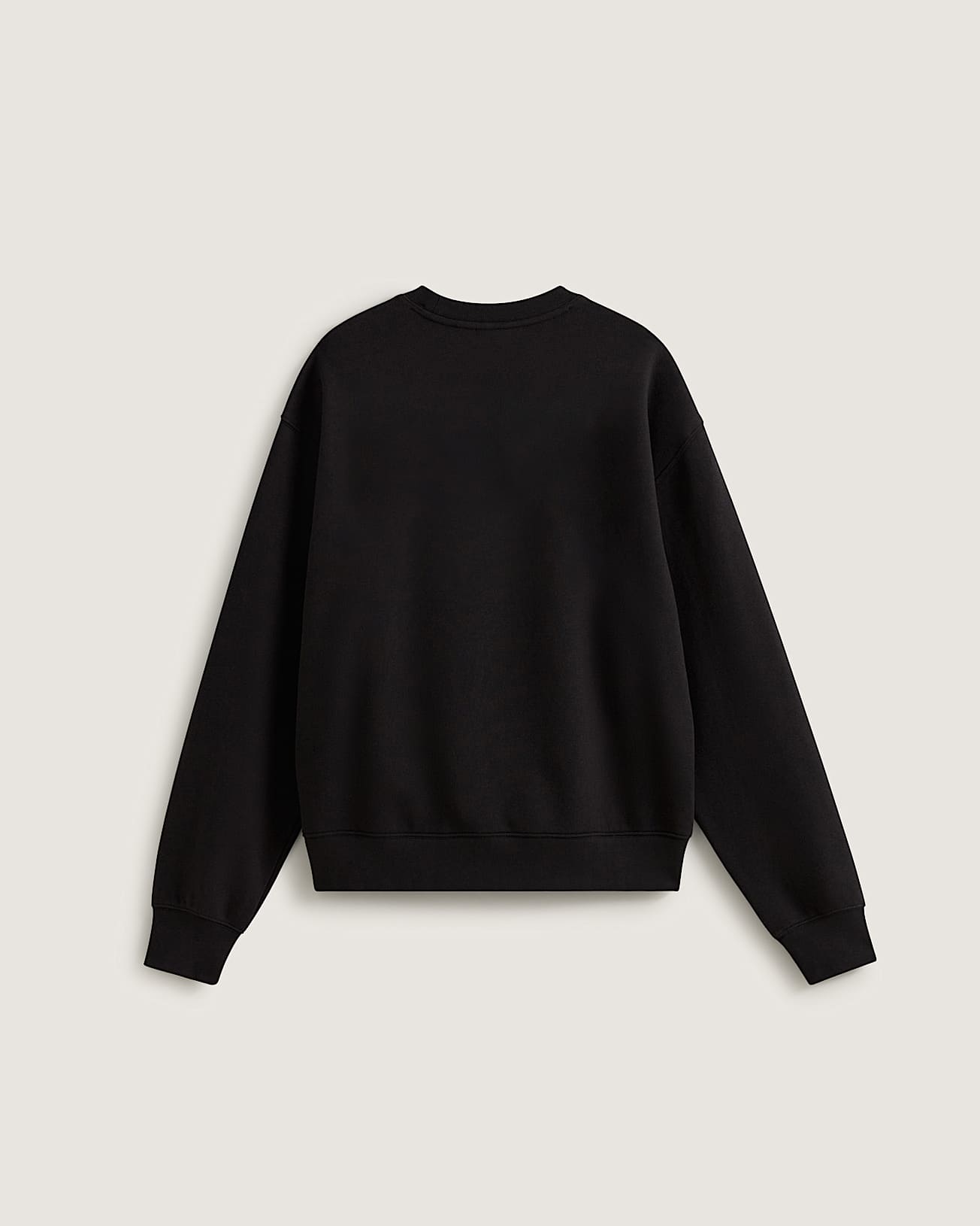 StretchSweatshirt mit Rundhalsausschnitt und Logo VANS Schwarz ALT1