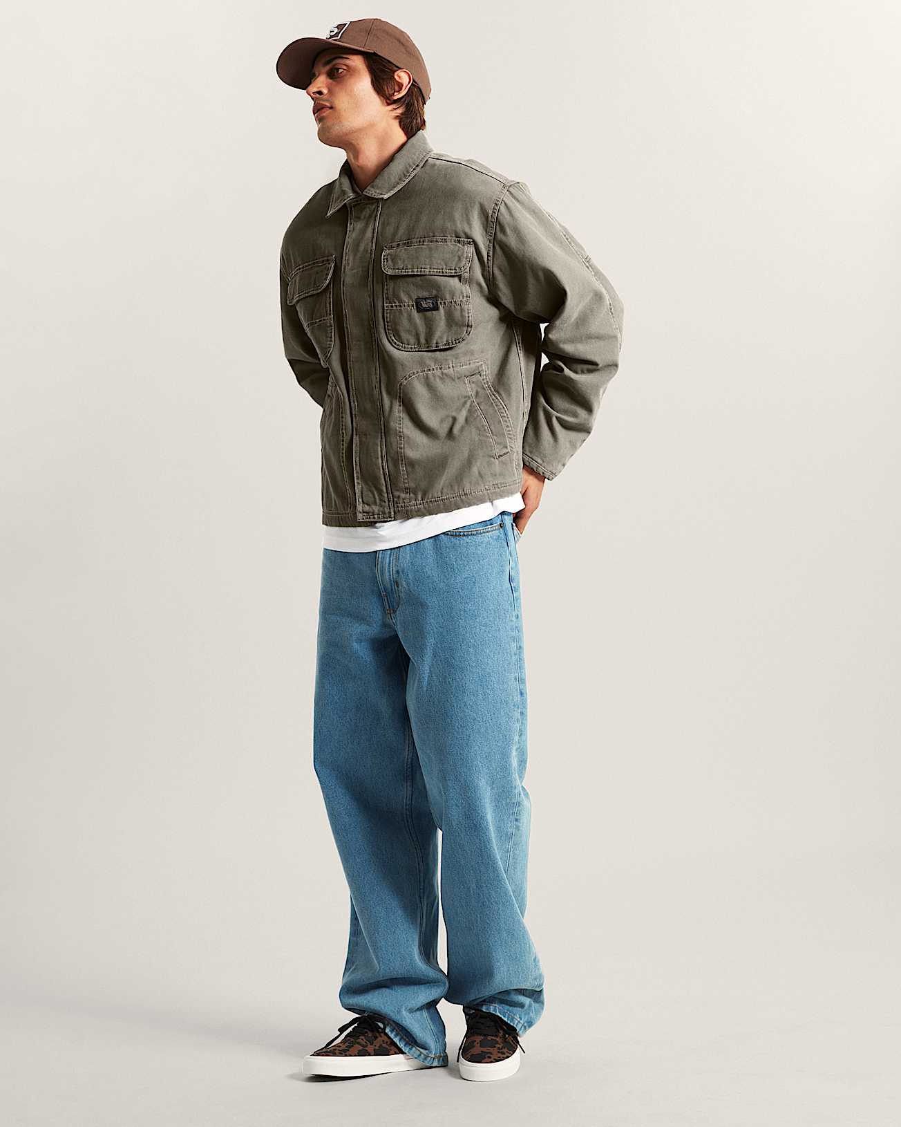 Umber Pigment CanvasJacke VANS Beige ALT5