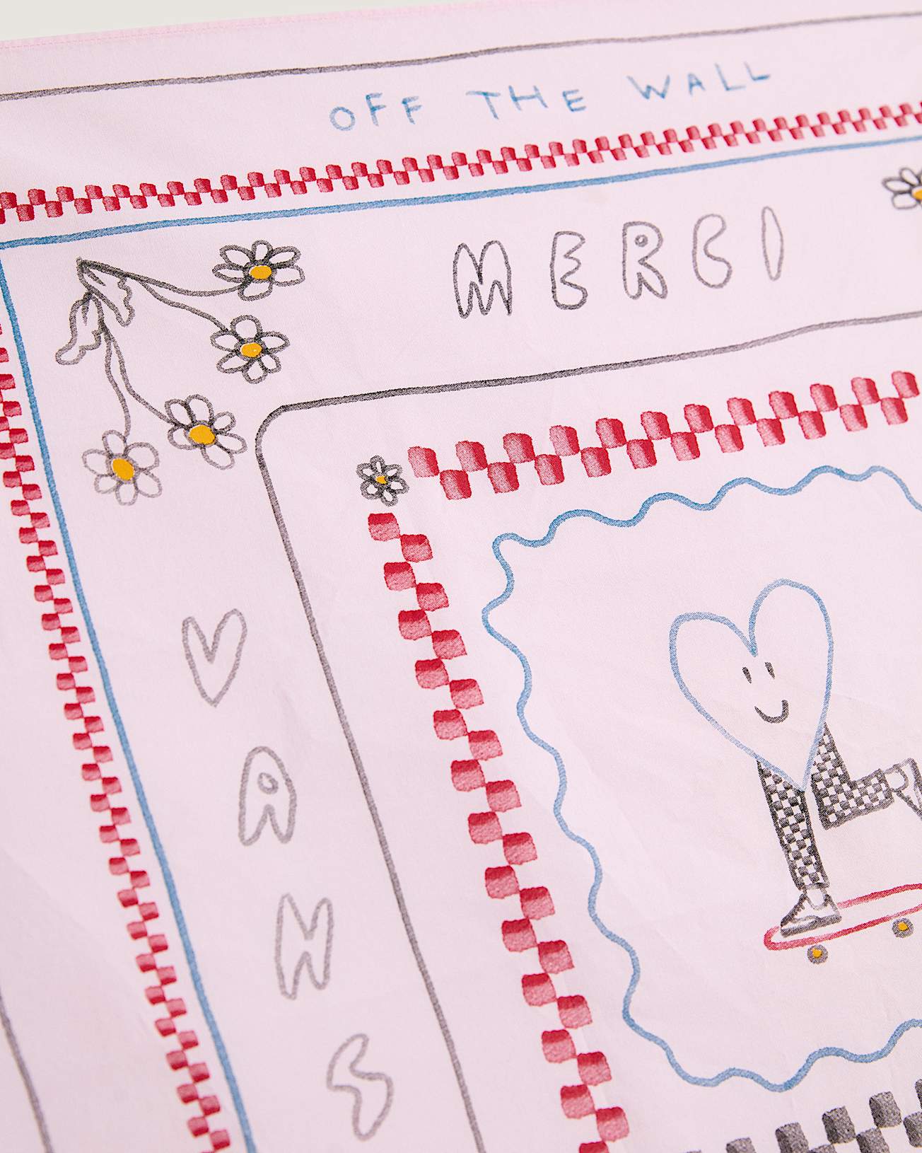 Bandana lgance en Dsordre Merci x Vans VANS Rose ALT1