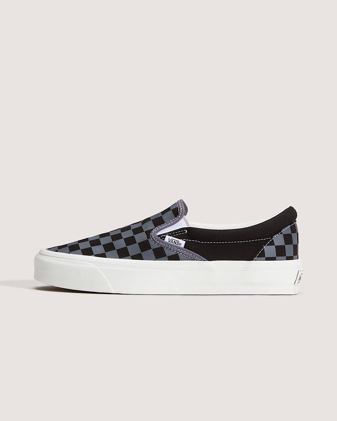Premium Classic SlipOn 98 CHECKERBOARD Steel Shadow VANS Grau HERO