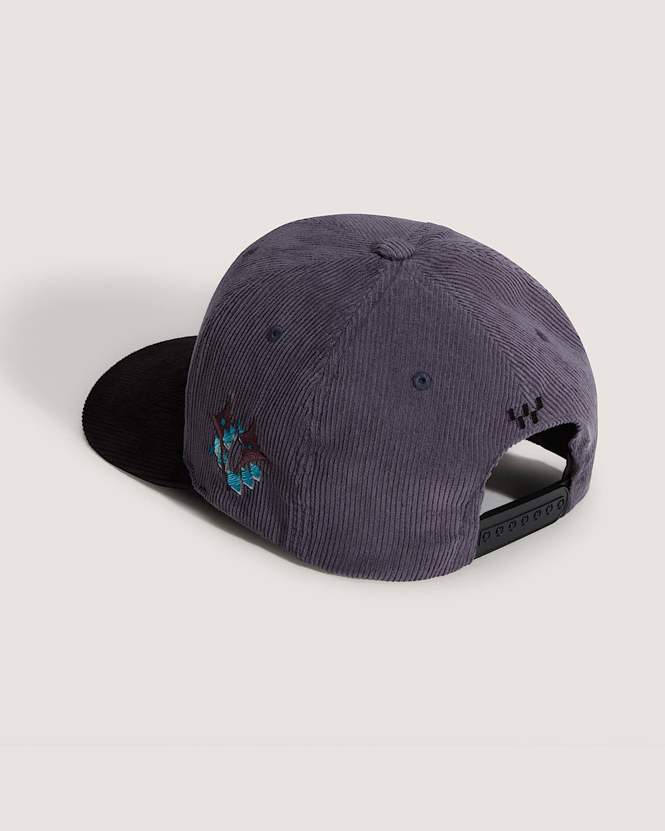 LX Pixel Globe Snapback Hat Steel Shadow VANS Grey ALT1