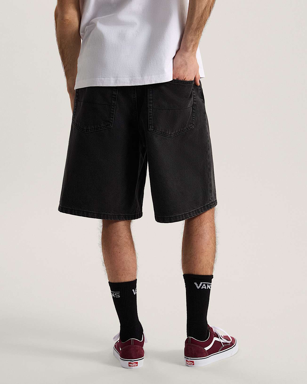 Pantaloncini baggy in denim Check5 VANS Nero ALT3