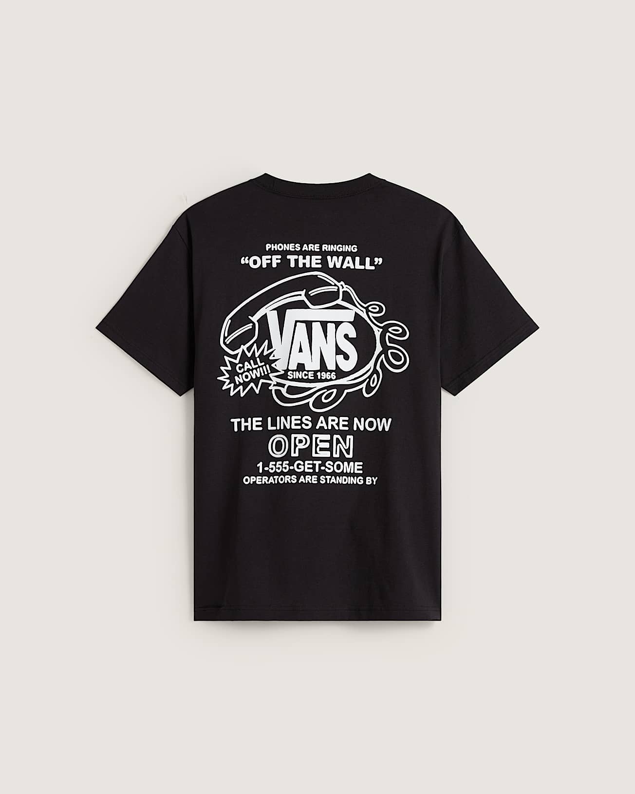 Hot Lines TShirt VANS Schwarz ALT1