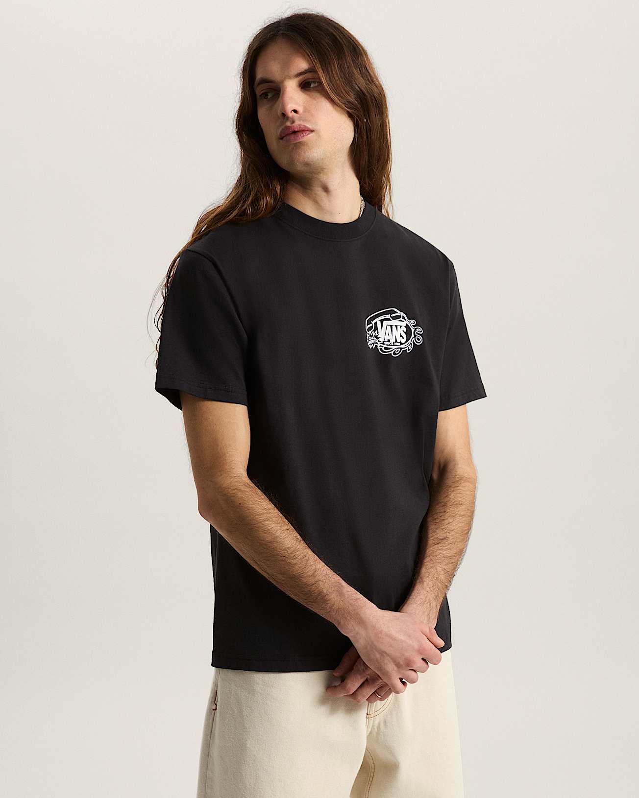 Hot Lines SS Tee Black VANS Schwarz ALT2