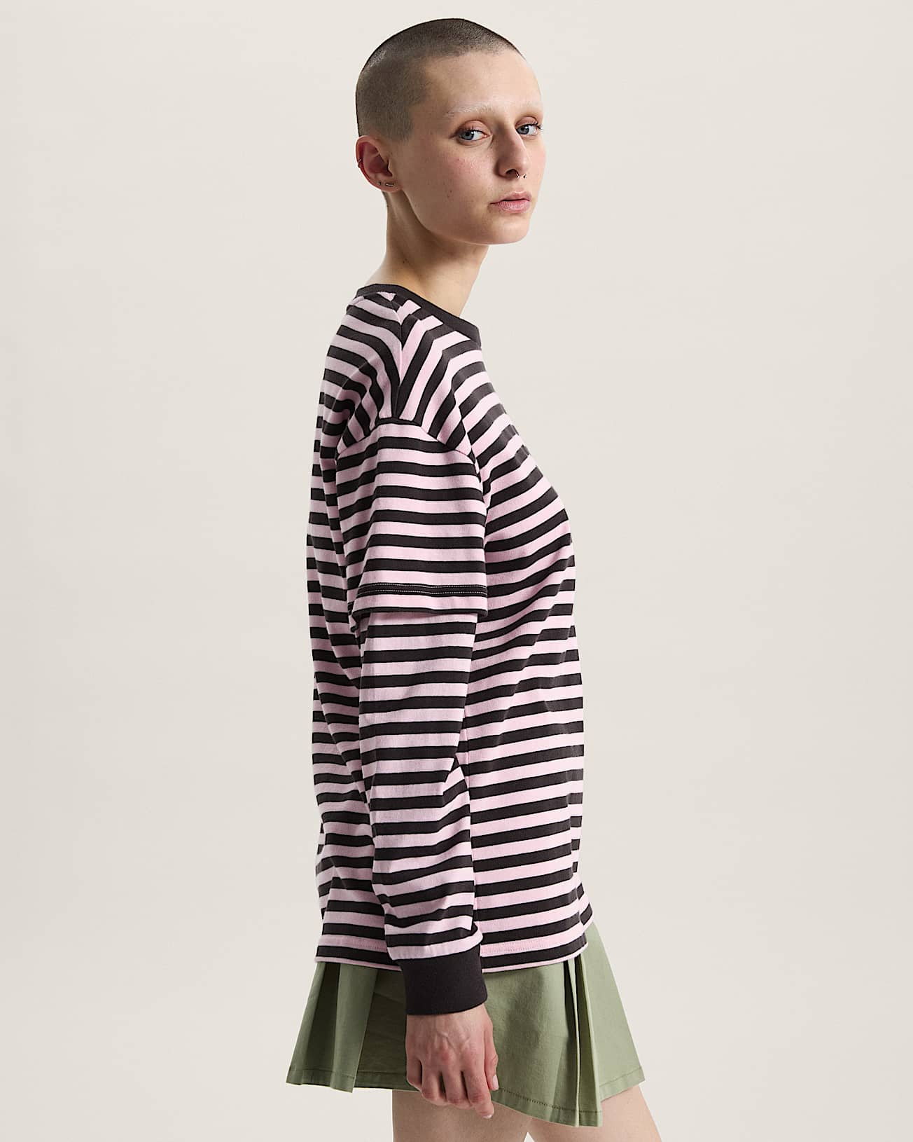 Twofer Long Sleeve TShirt VANS Pink ALT4