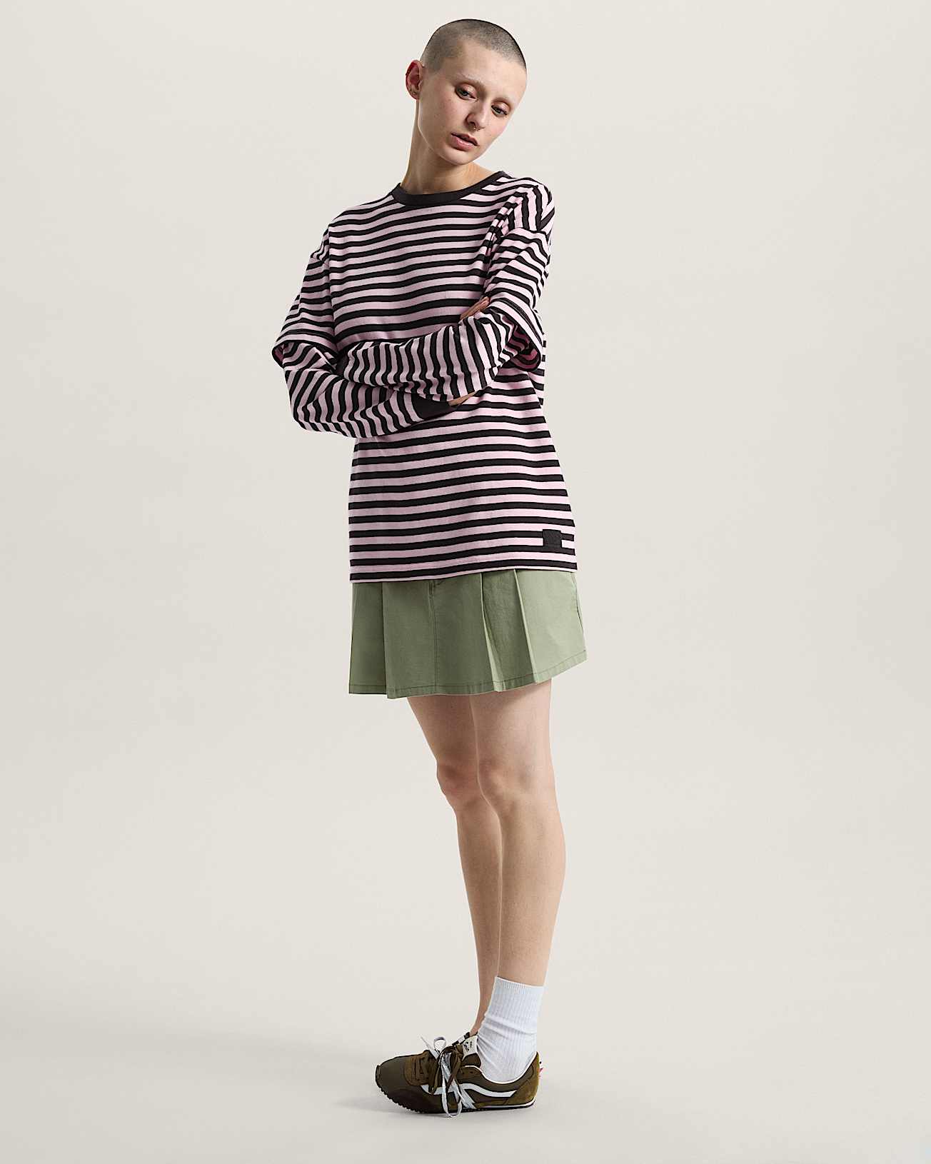 Twofer Long Sleeve TShirt VANS Pink ALT5