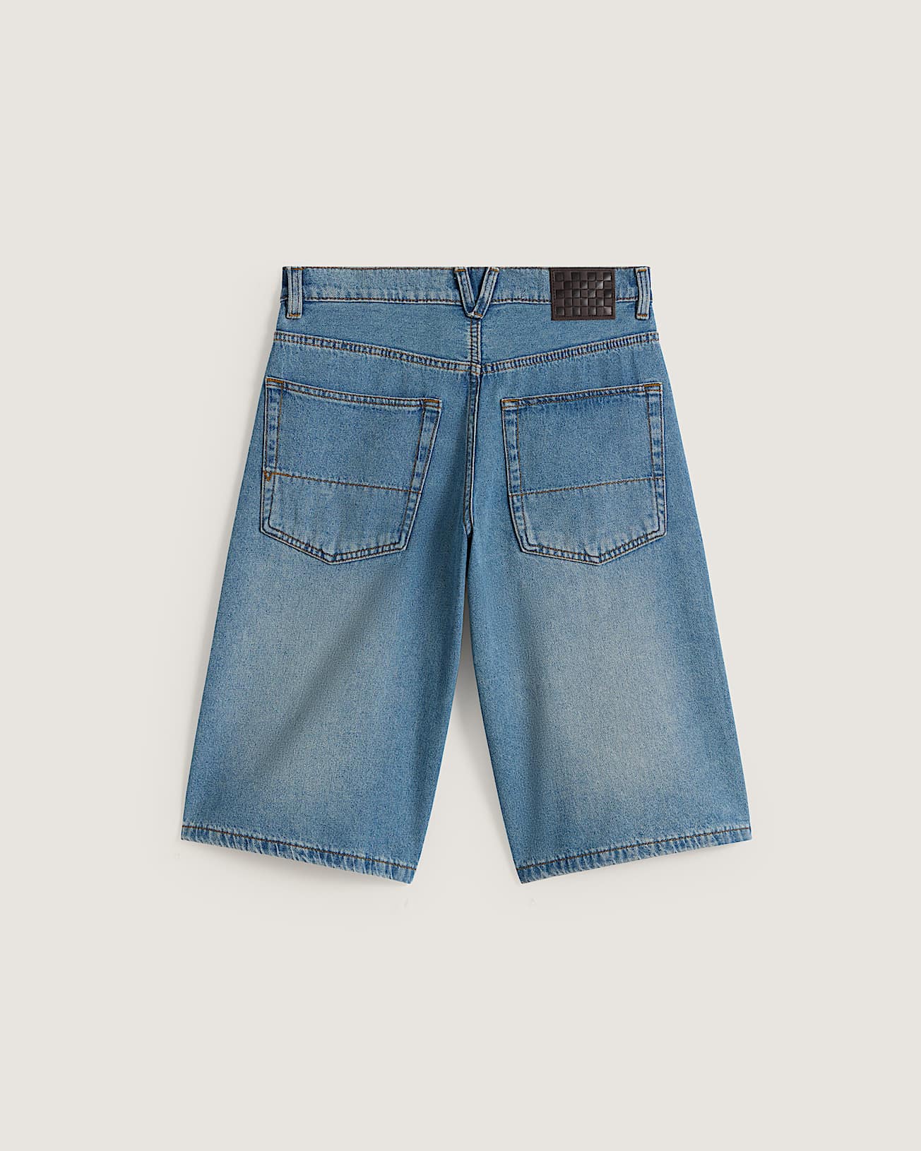 Cinched Check5 BaggyShorts VANS Blau ALT1