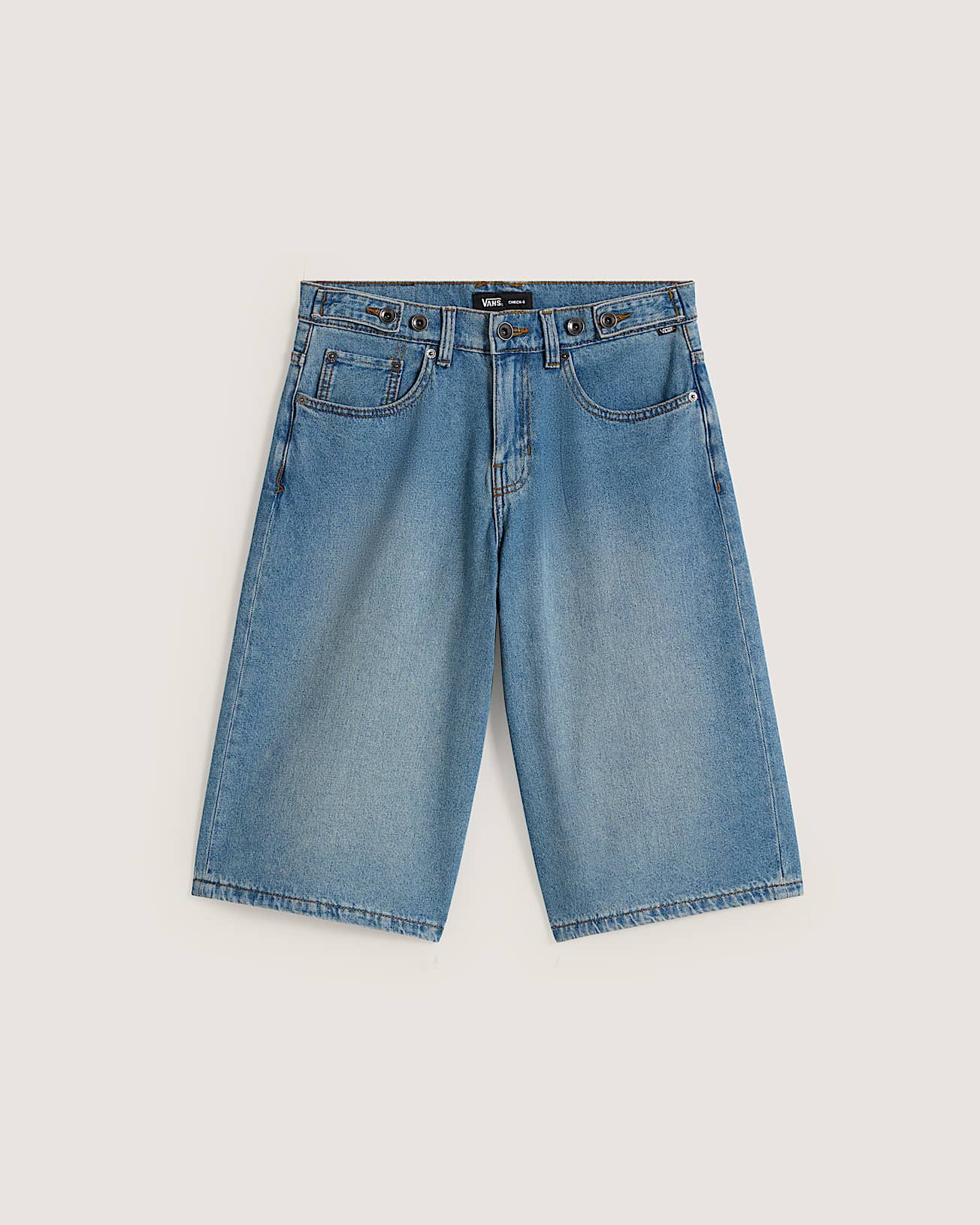Cinched Check5 BaggyShorts VANS Blau HERO