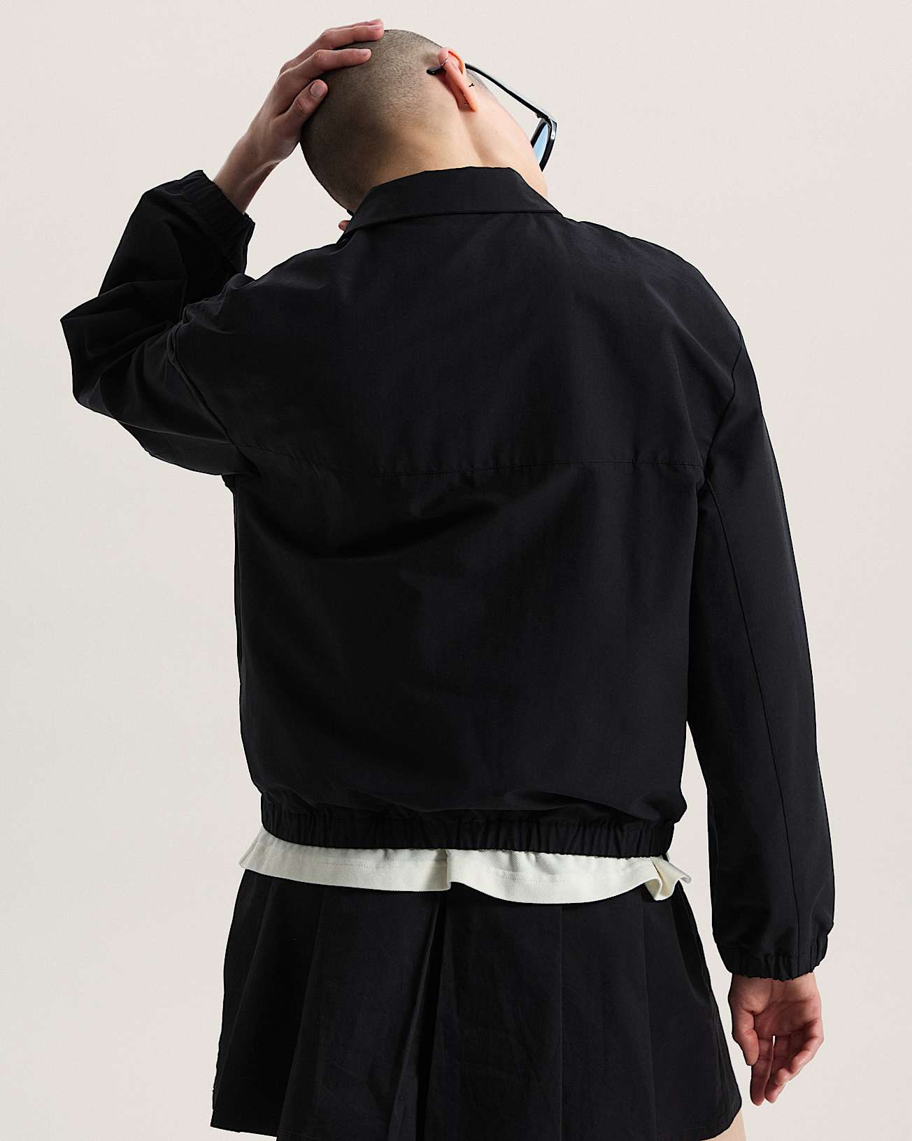 Tt Leichte Bomberjacke VANS Schwarz ALT3
