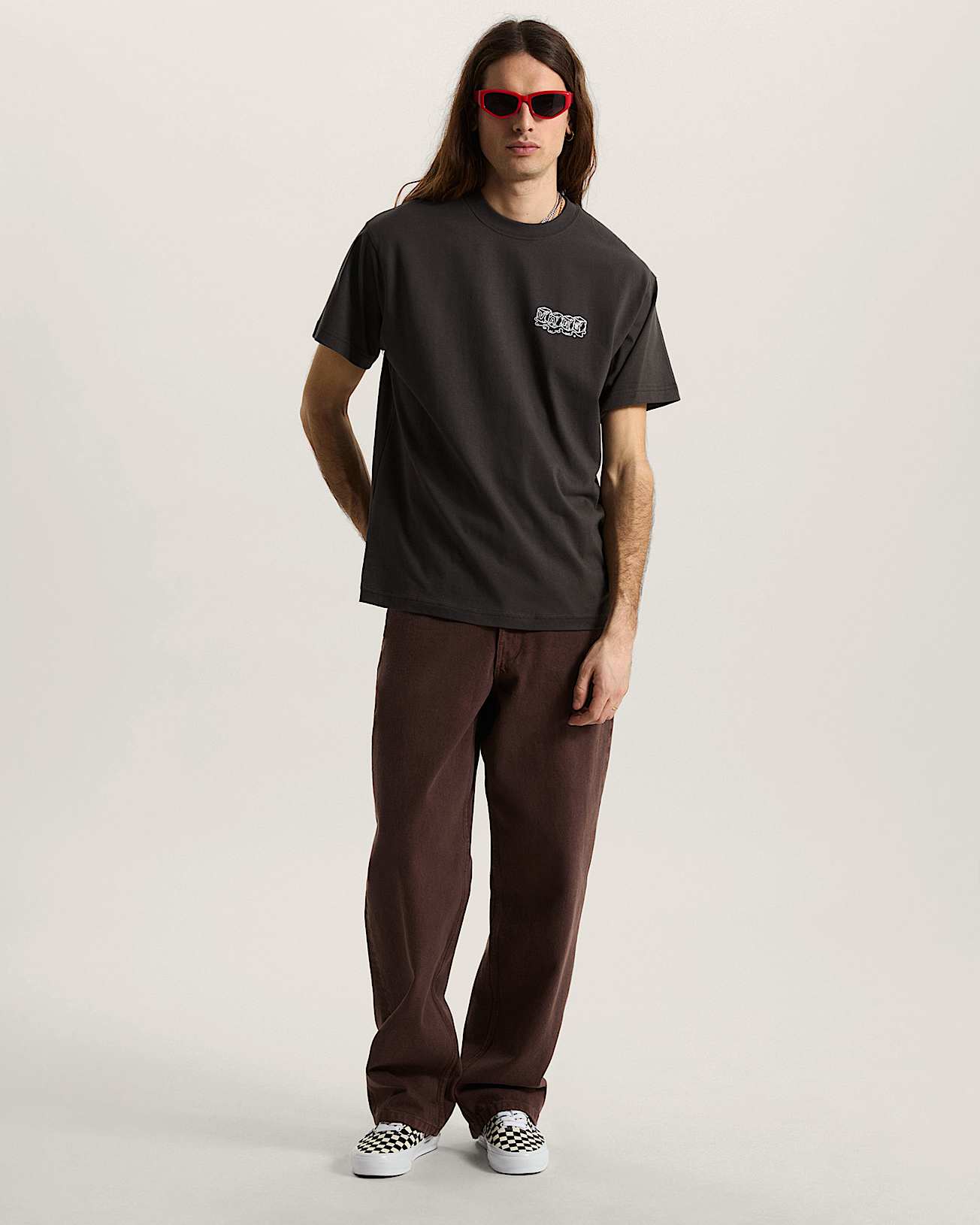 TETHERED SS TEE Faded Black VANS Negro ALT4