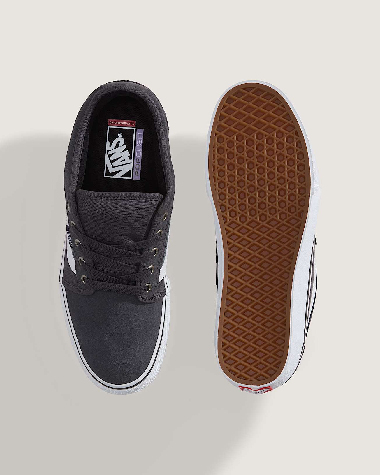 Skate Chukka Low Sidestripe Shoes VANS Grey ALT2