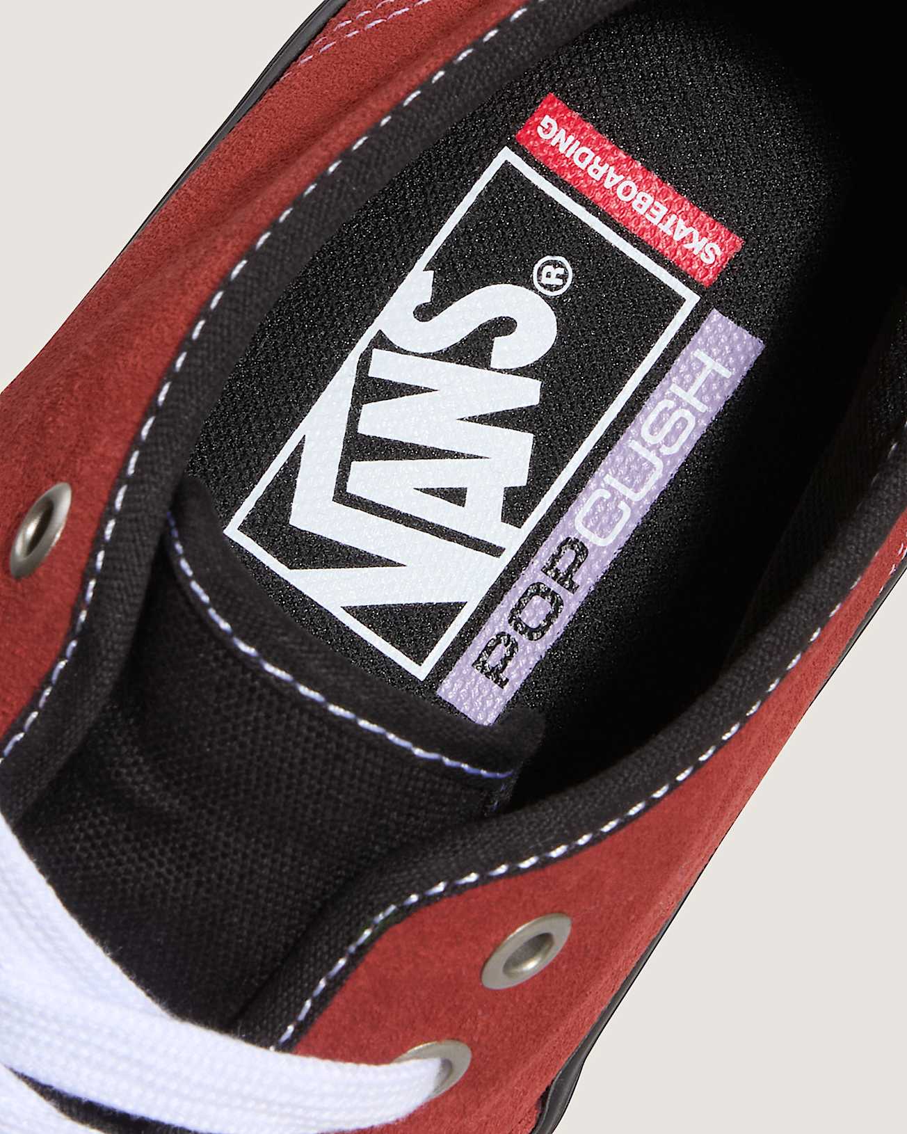 Skate Authentic Mid Shoes VANS Red ALT6