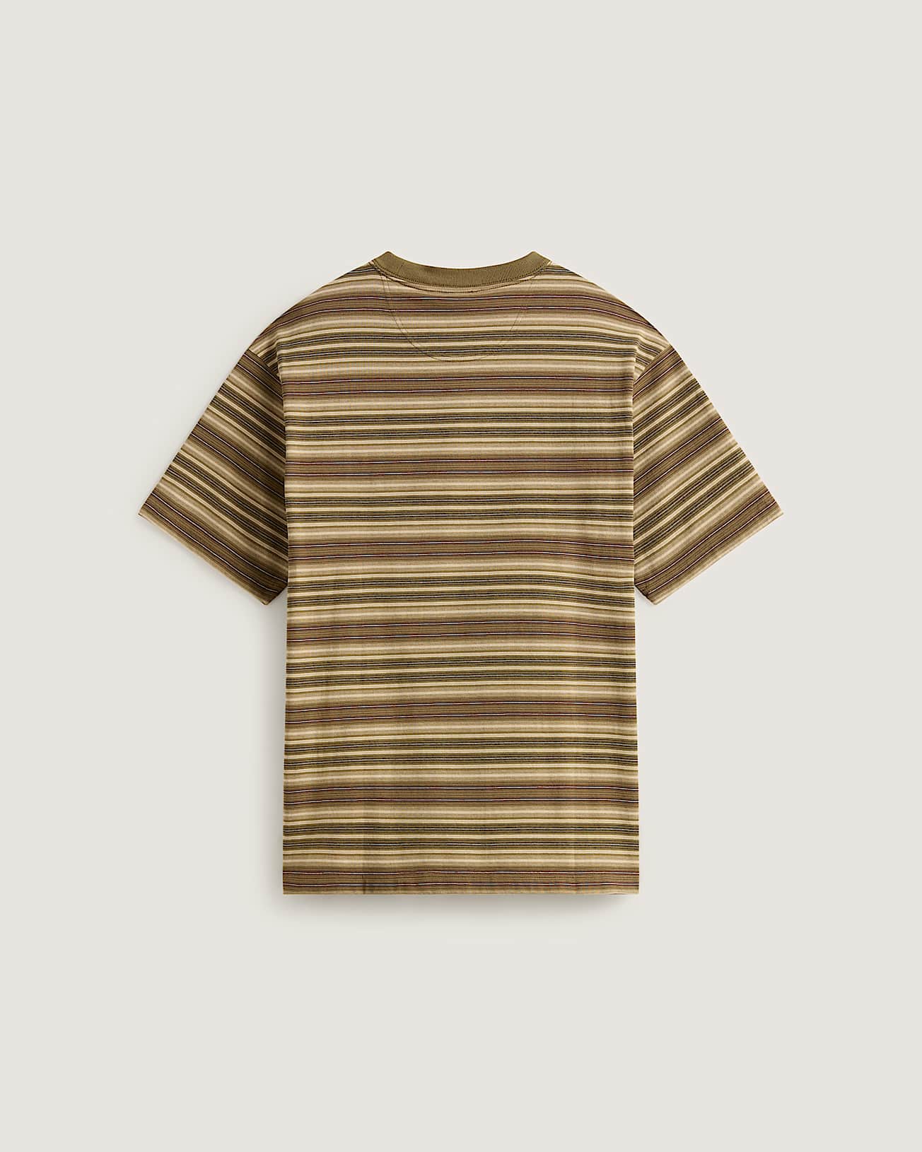 Ringer Striped Knit Hemd VANS Beige ALT1