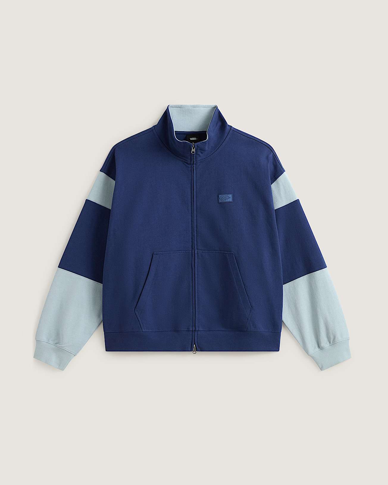 Sweat Retro Sport Mock Neck Full Zip VANS Bleu HERO