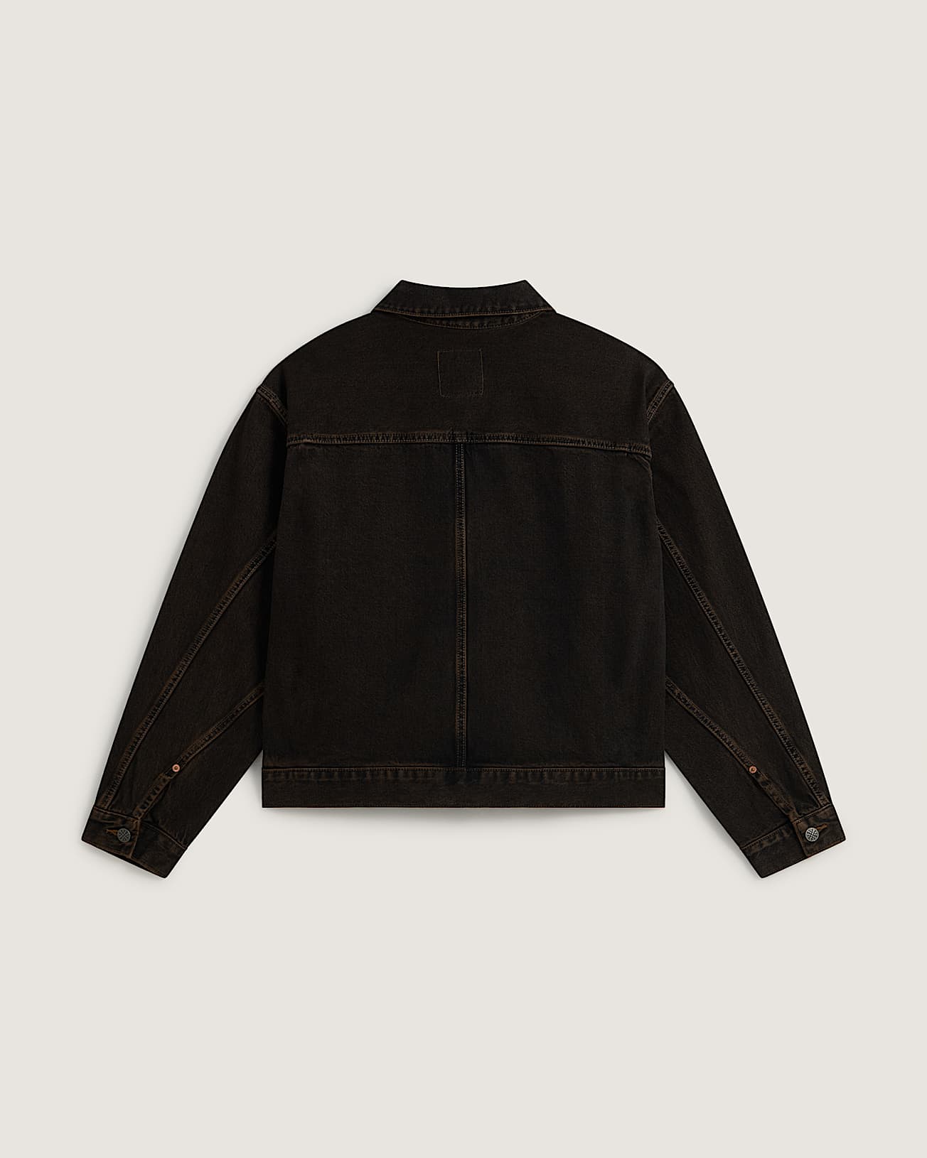 Veste Check5 Denim Trucker VANS Marron ALT1