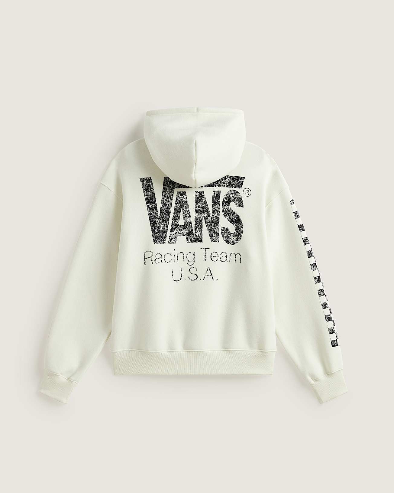 Sweat  capuche Vans Racing Full Zip VANS Blanc ALT1