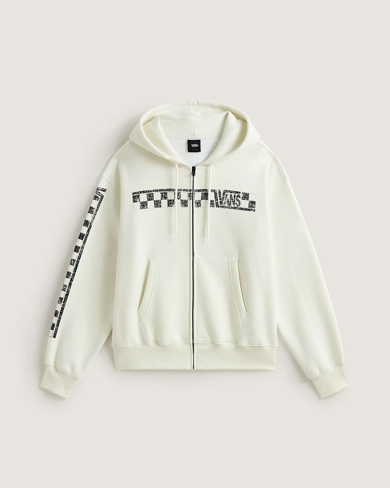 Sweat  capuche Vans Racing Full Zip VANS Blanc HERO