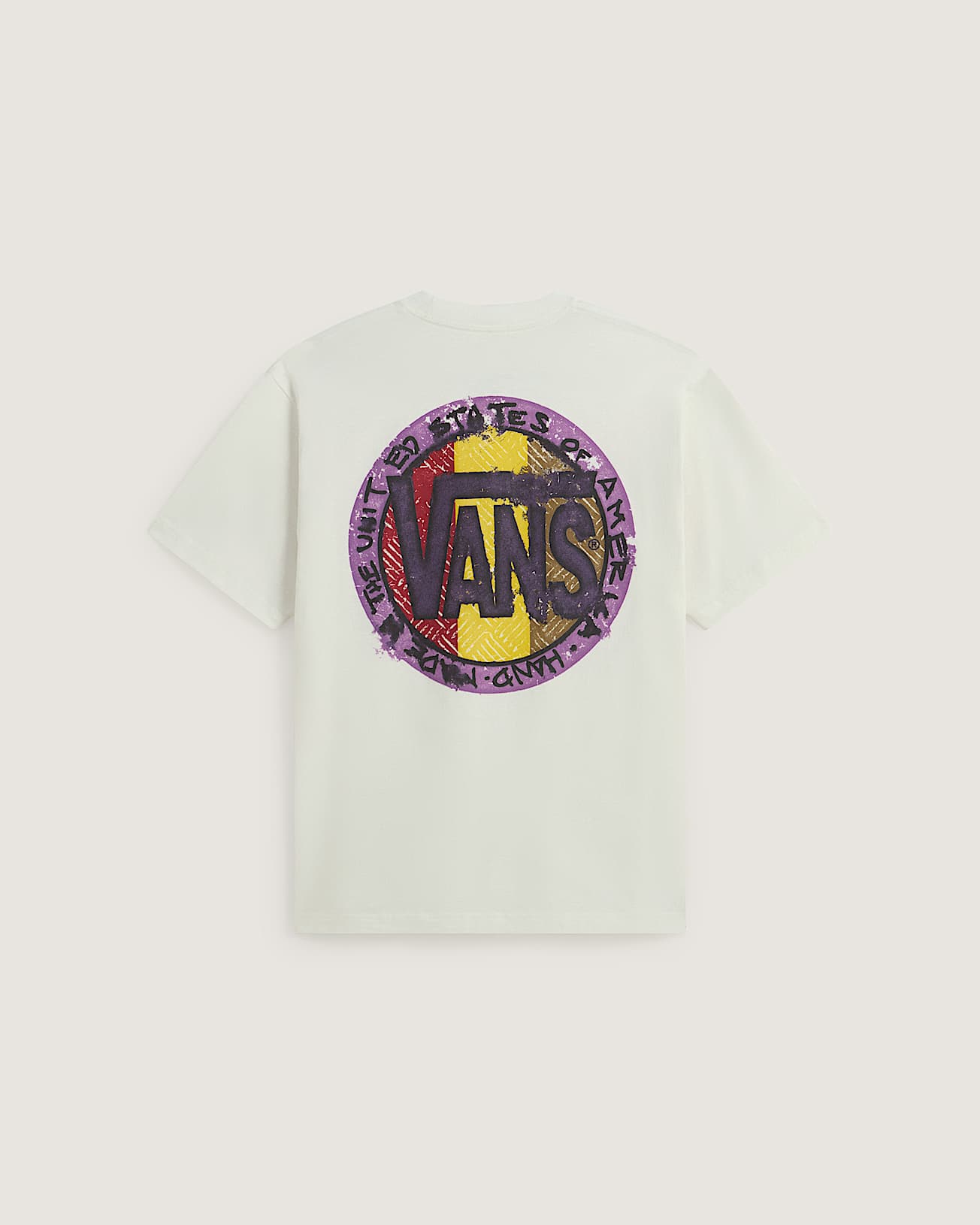 Blotched Circle SS Tee marshmallow VANS Bianco ALT1