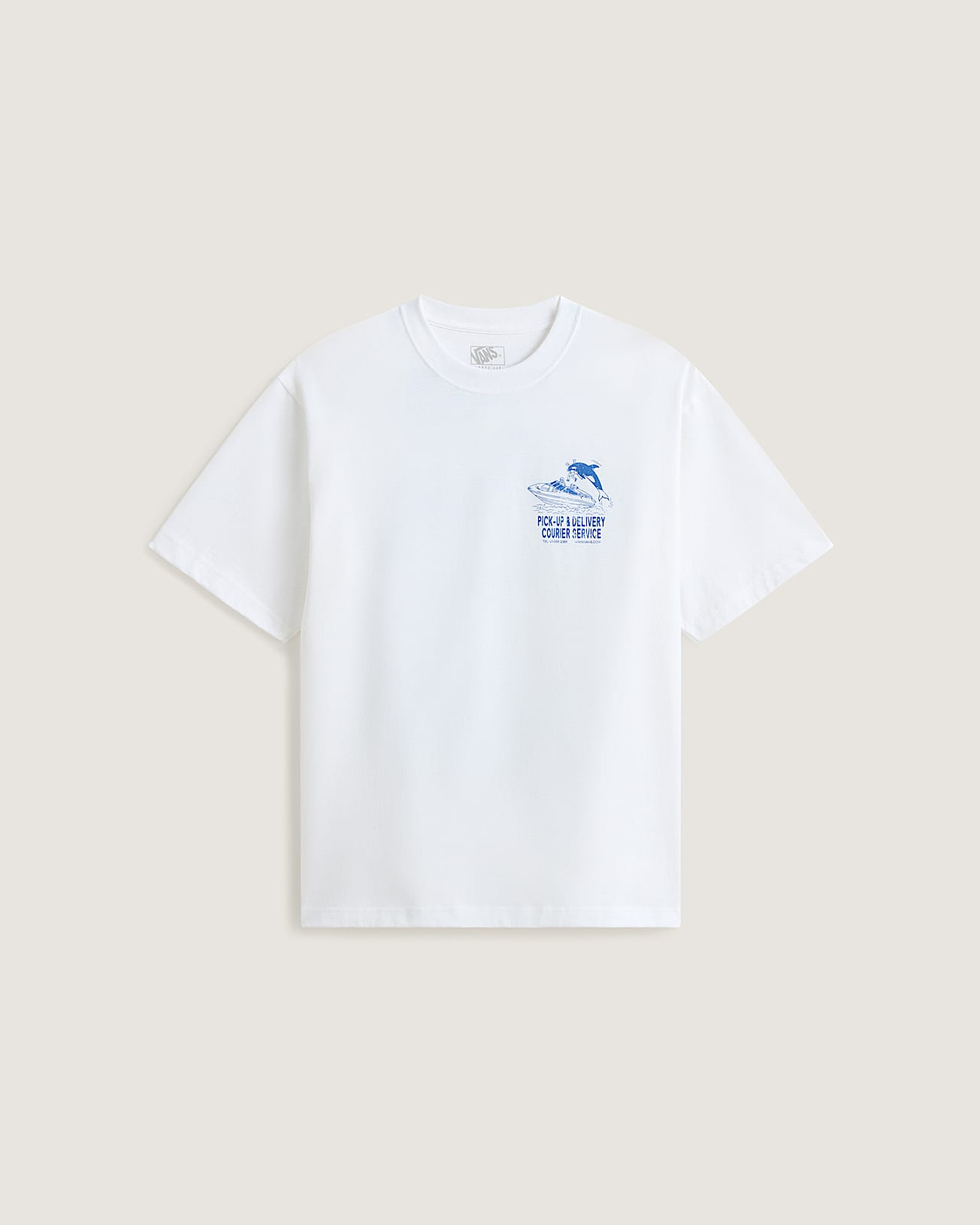 Camiseta Paulys Delivery VANS Blanco HERO