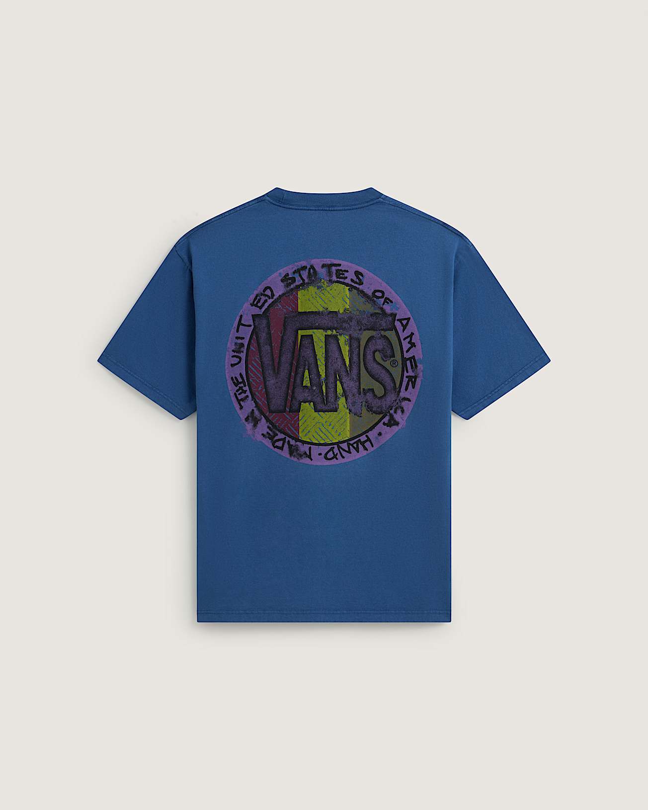 Camiseta Blotched Circle VANS Azul ALT1