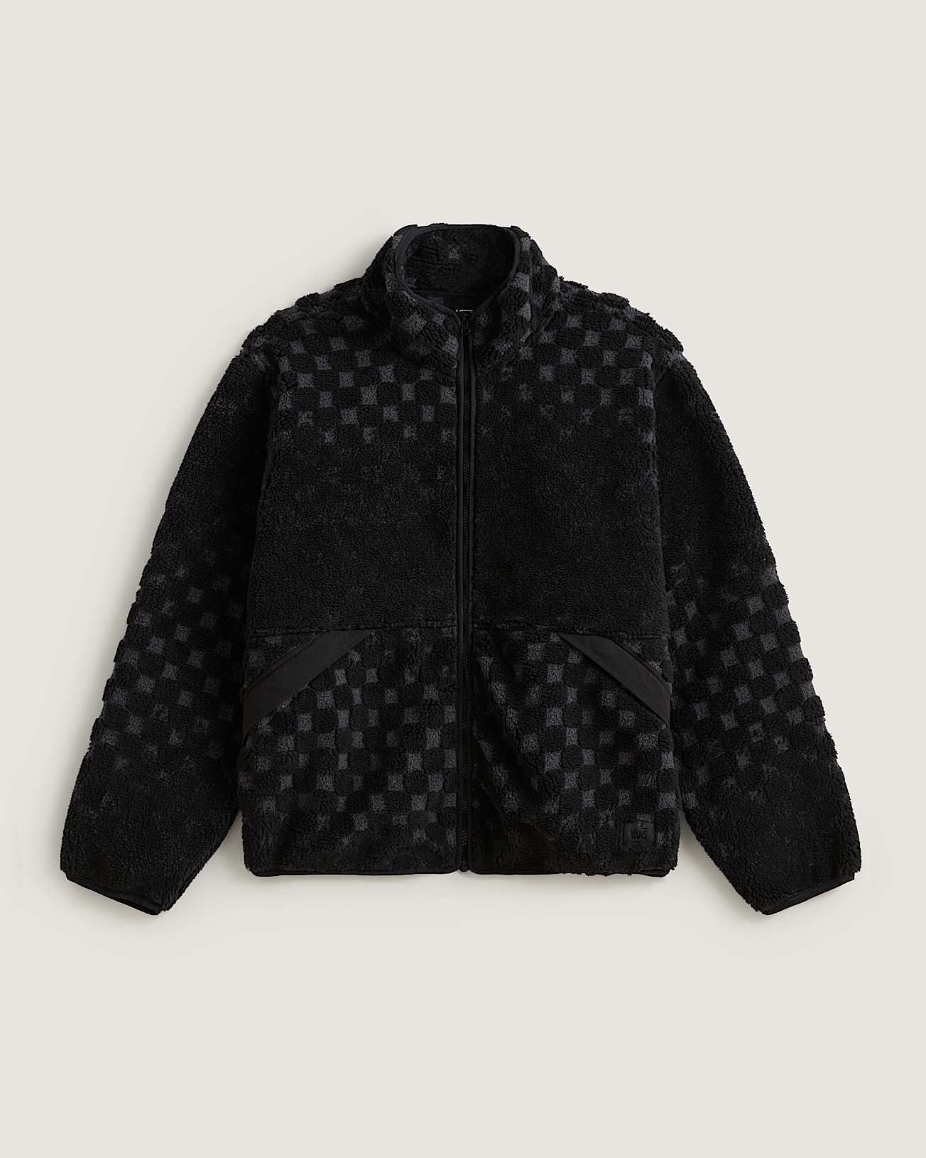 Nights High Pile Jacket Black VANS Noir HERO