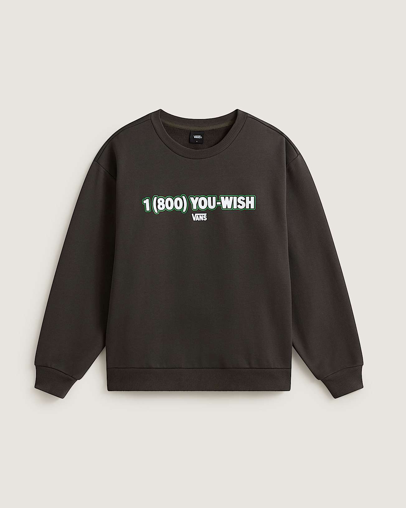 You Wish Crew Faded Black VANS Noir HERO