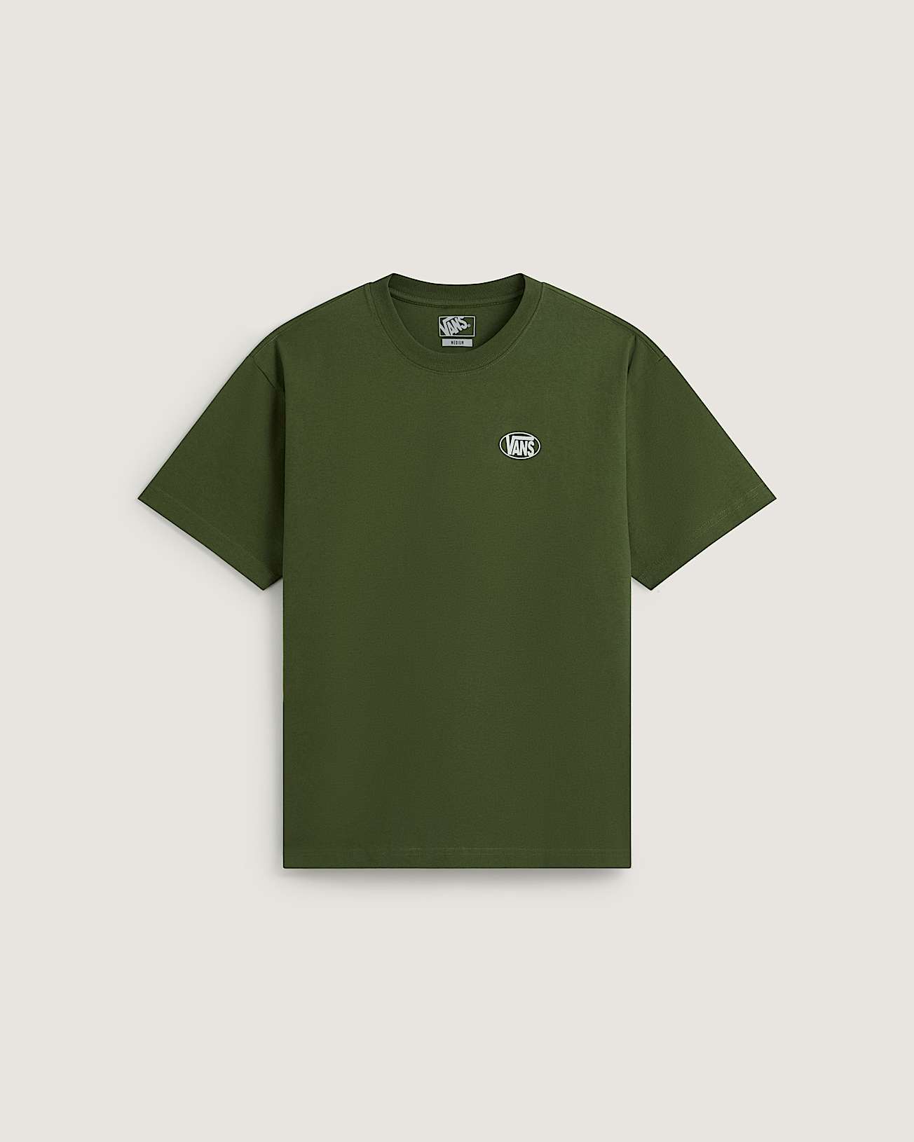 Oval Logo Loose SS Tee Green Balsam VANS Green HERO