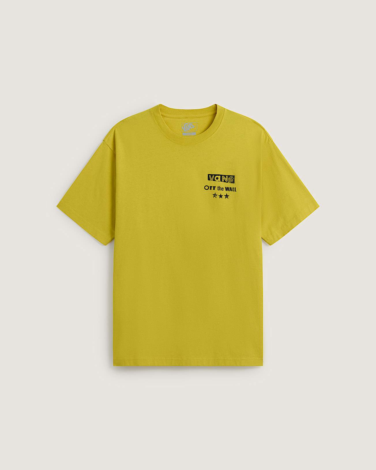 Distorted Reality SS Tee Dusty Gold VANS Yellow HERO