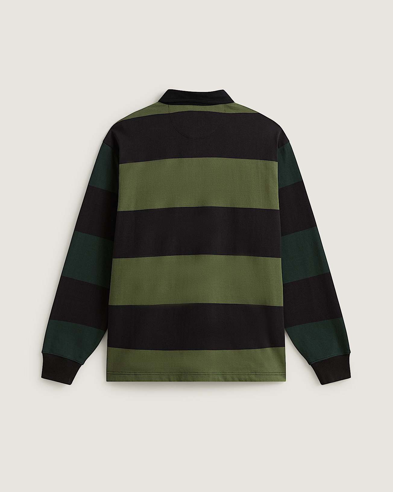 Tricot de rugby  rayures Ward VANS Vert ALT1