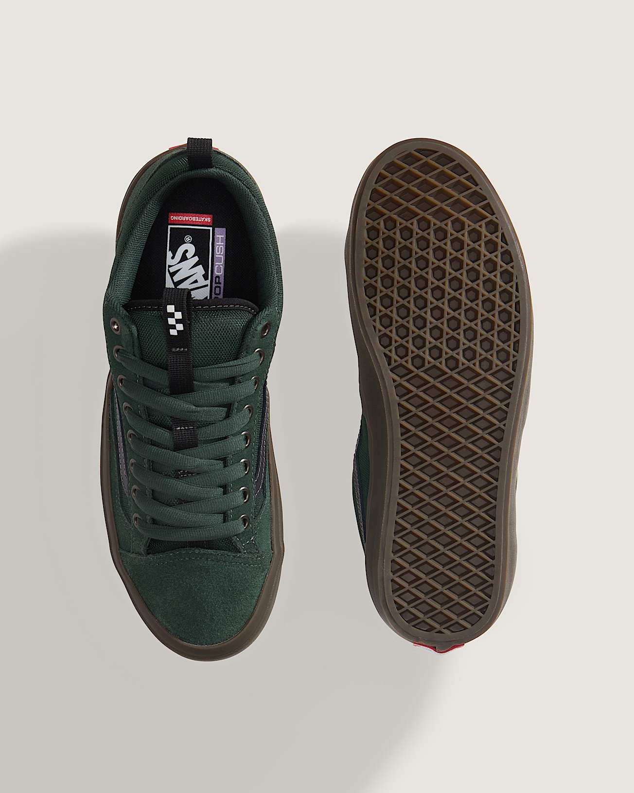 Skate Old Skool 36 Shoes VANS Green ALT2