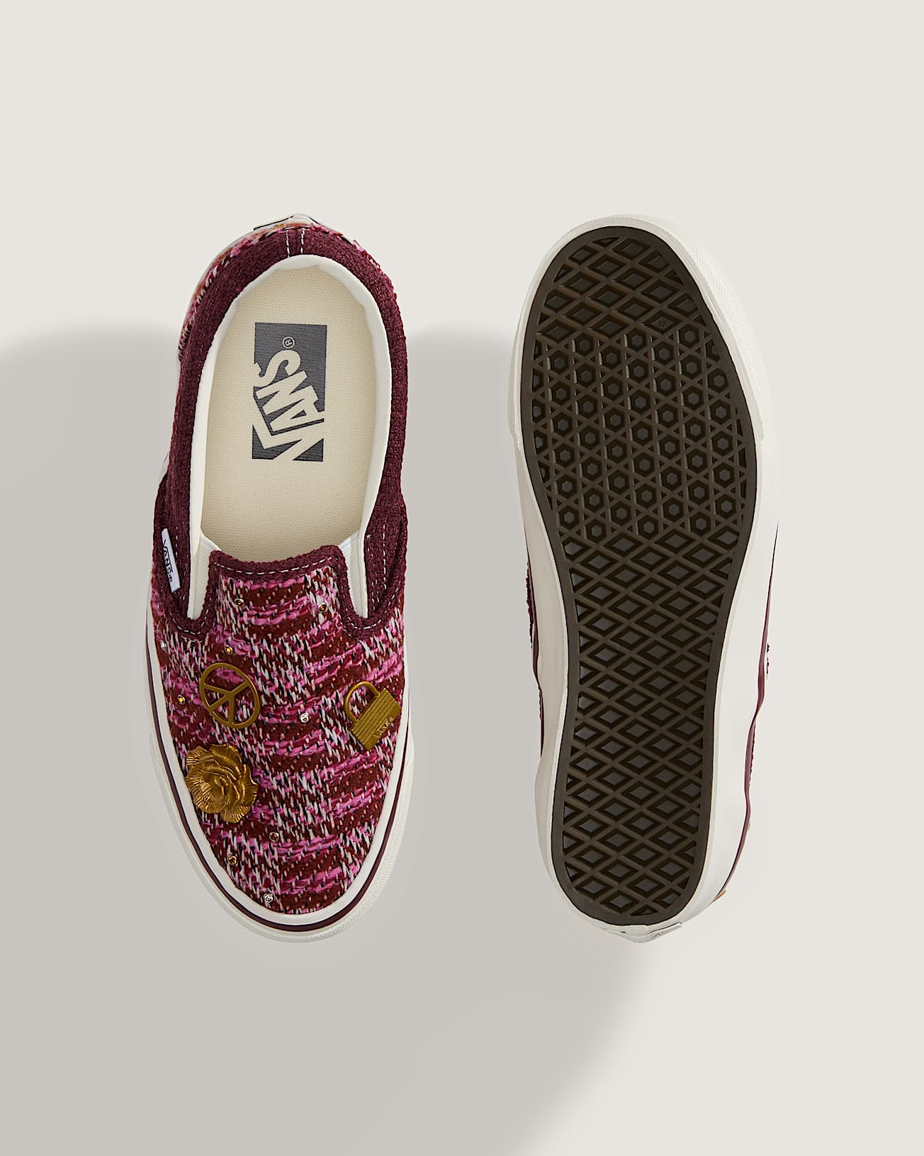 Chaussures Premium Classic SlipOn VANS Rose ALT2