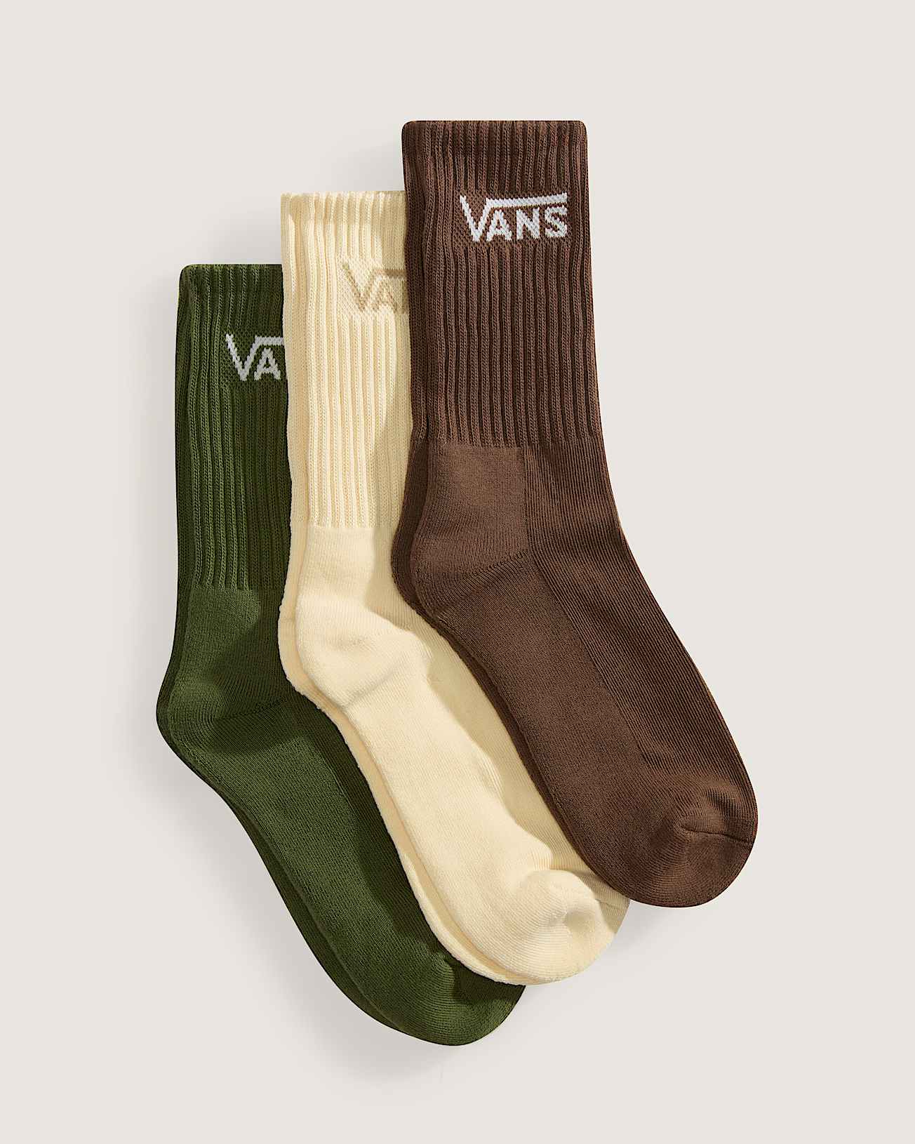 Classic Crew Socks 3 pairs VANS Green ALT1