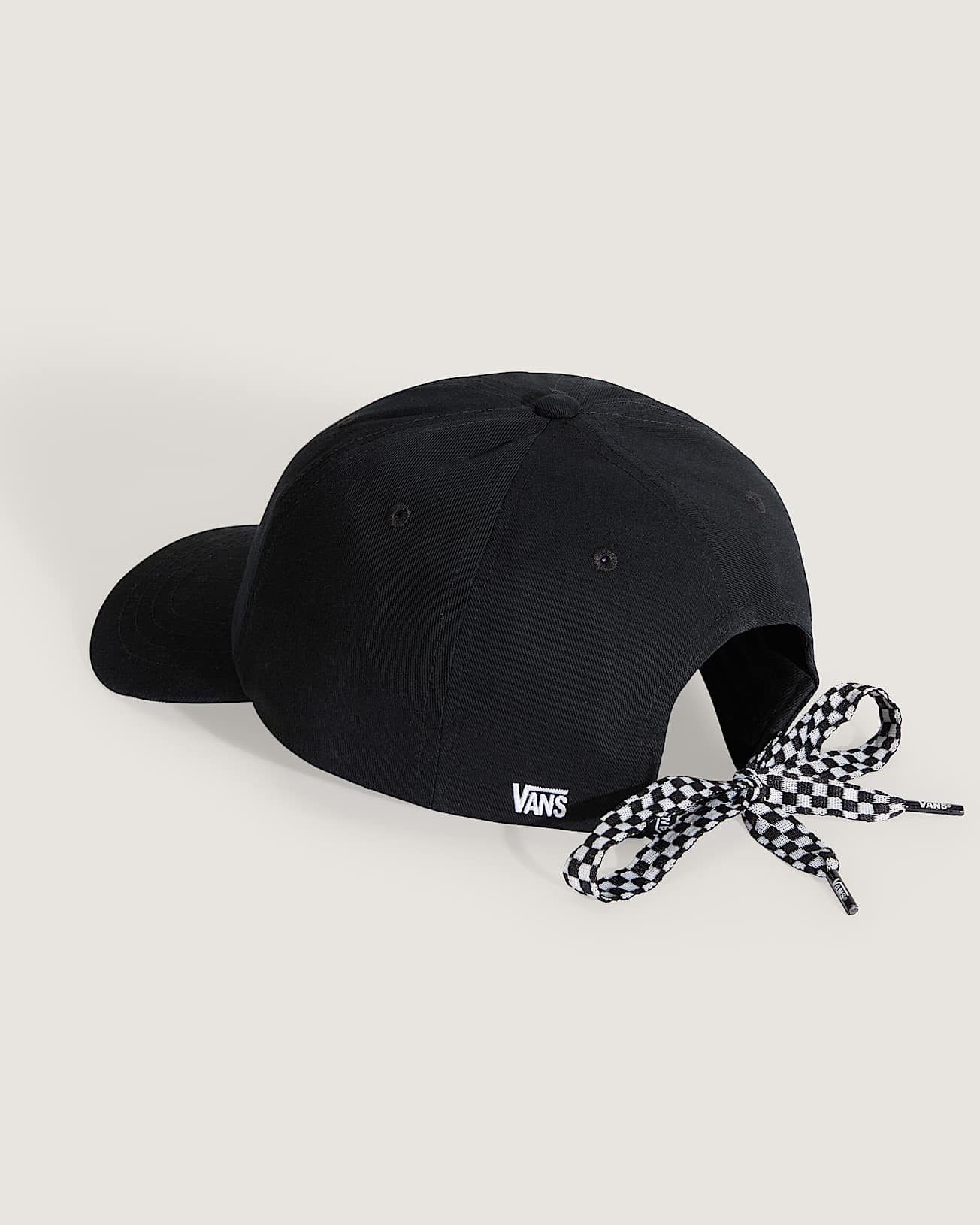 Bow Back Curved Bill Jockey Hat VANS Black ALT1