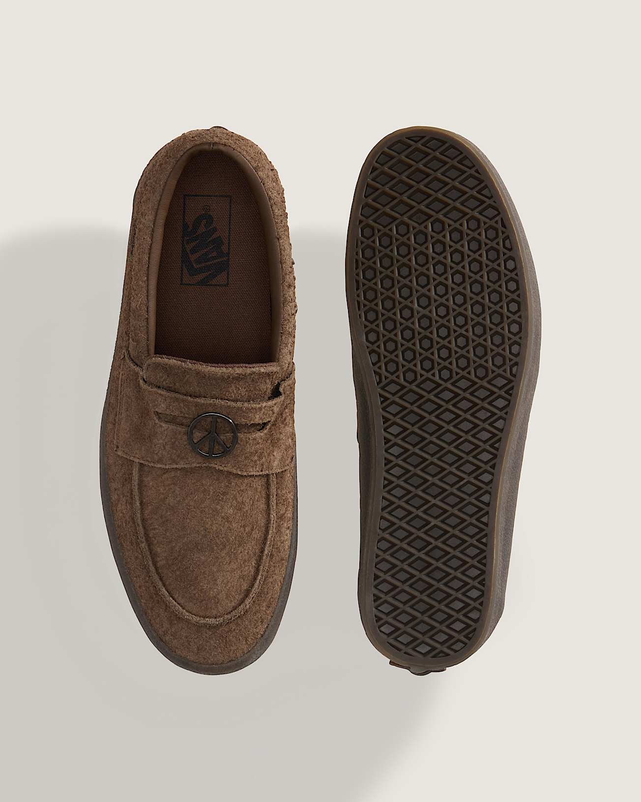Skate Loafer Shoes VANS Brown ALT2