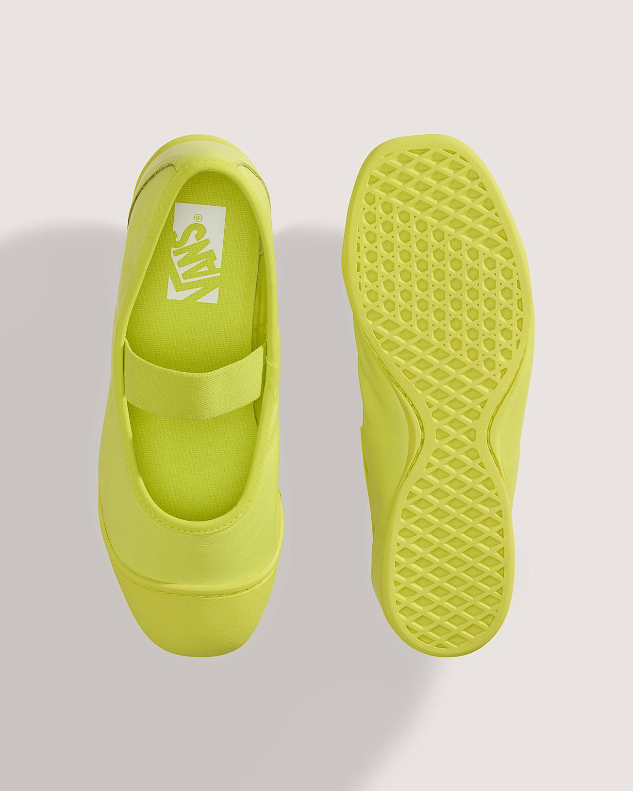 Premium Mary Jane Prima Schuhe VANS Gelb ALT2