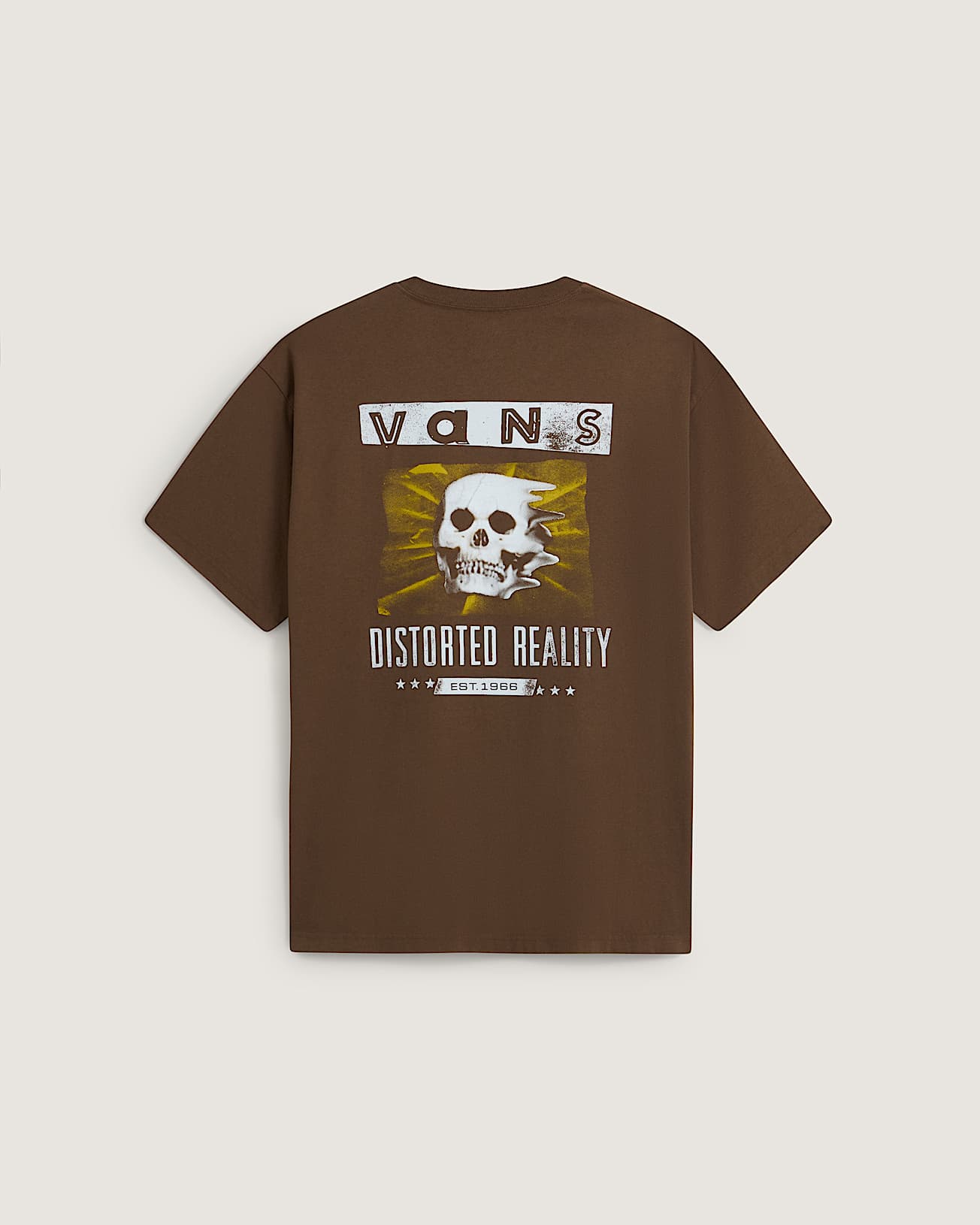 Distorted Reality SS Tee Vintage Cocoa VANS Braun ALT1