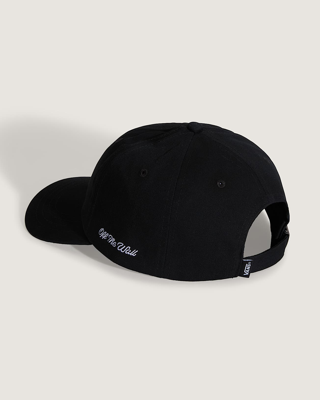 Call It A Day Curved Bill Jockey Hat VANS Black ALT1