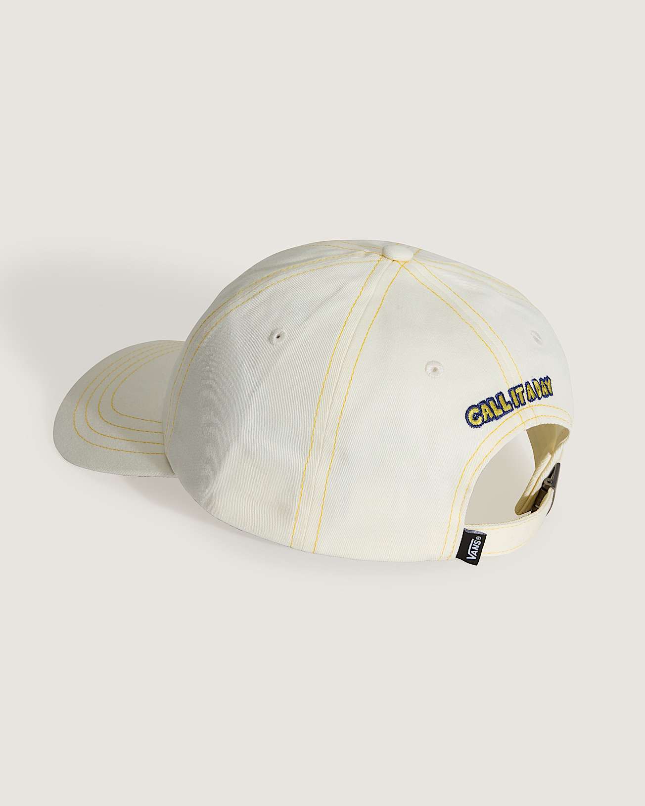 Call It A Day Curved Bill Jockey Hat VANS White ALT1