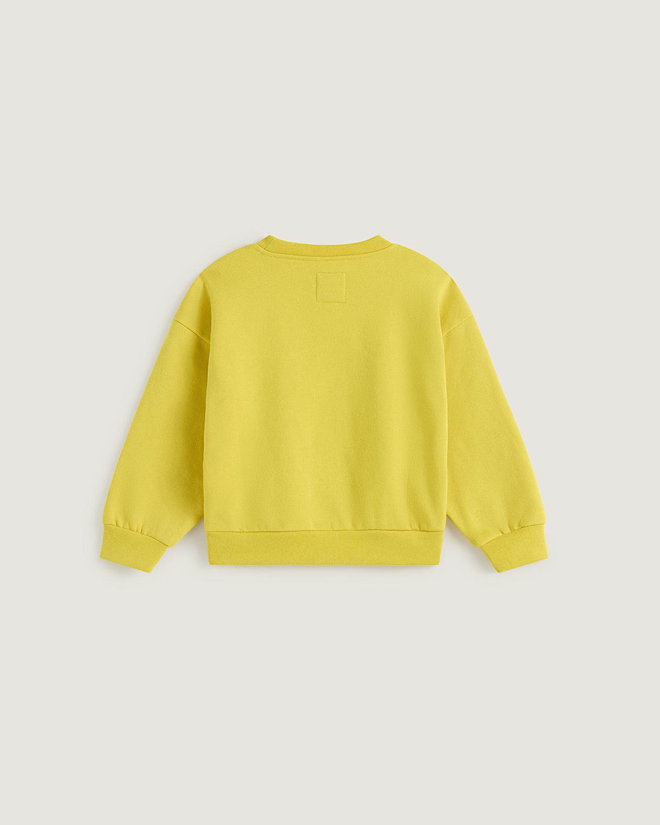 Kids Hot Dawg Crew Sweatshirt 28 years VANS Yellow ALT1