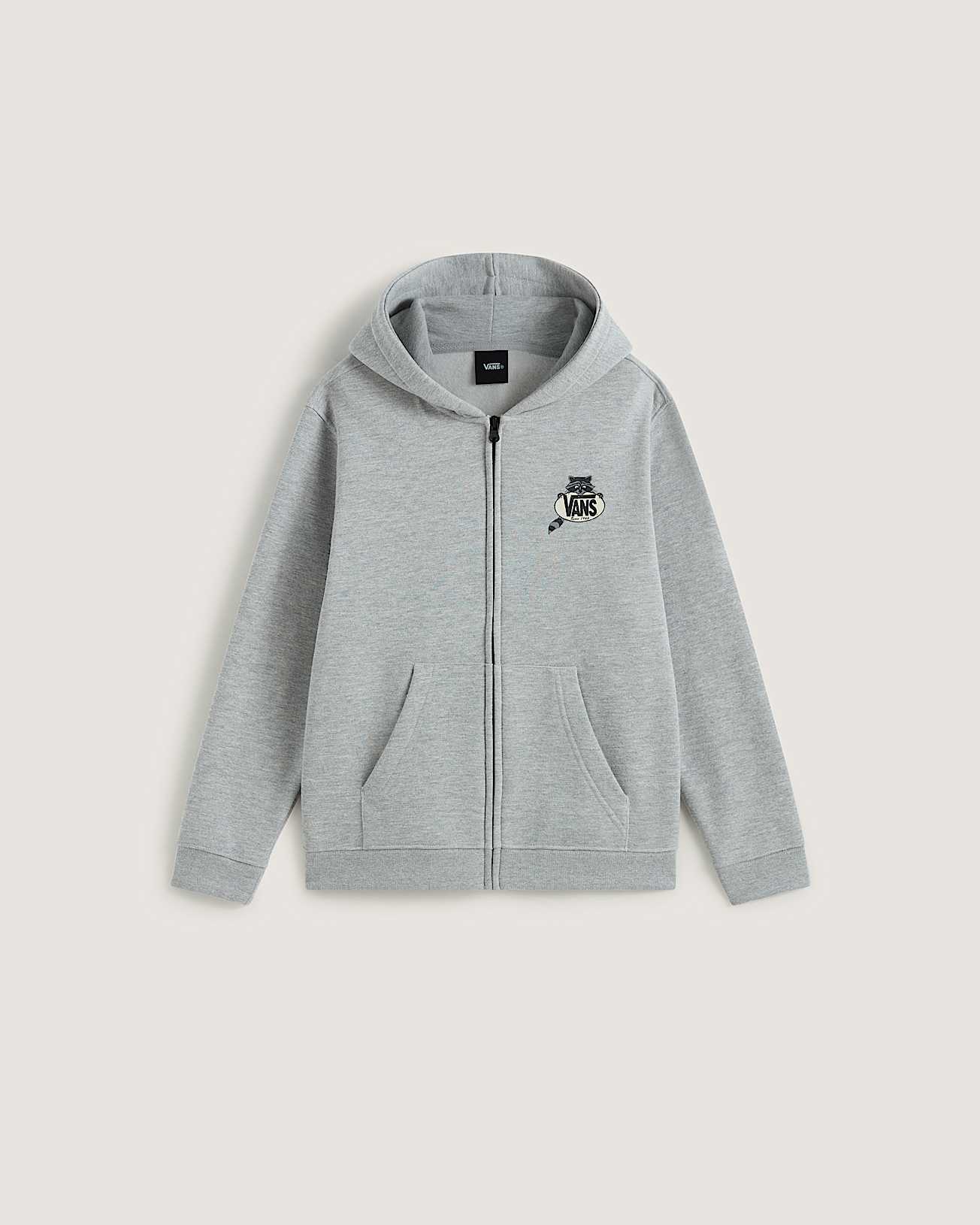 Kids Dumpster Raccoon Zip Hoodie 814 years VANS Grey HERO