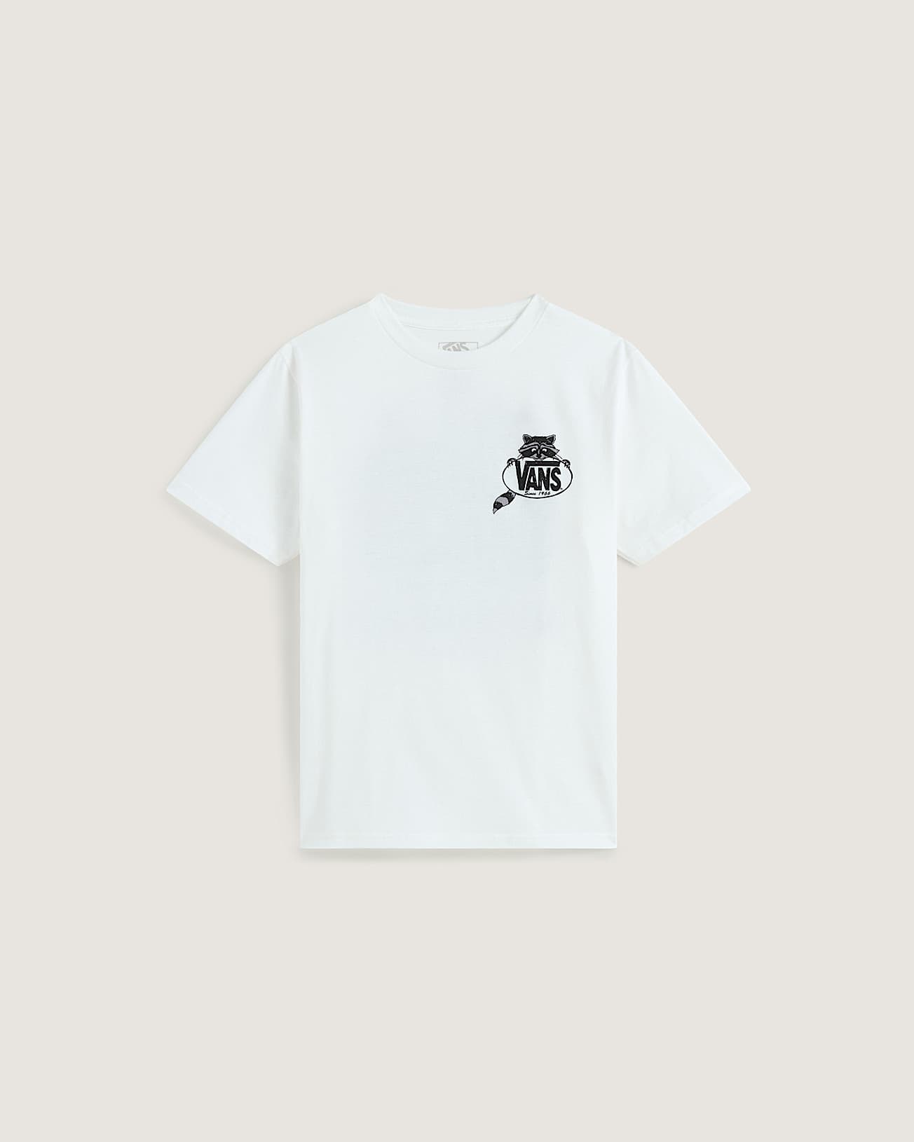 Kids Dumpster Raccoon TShirt 814 years VANS White HERO