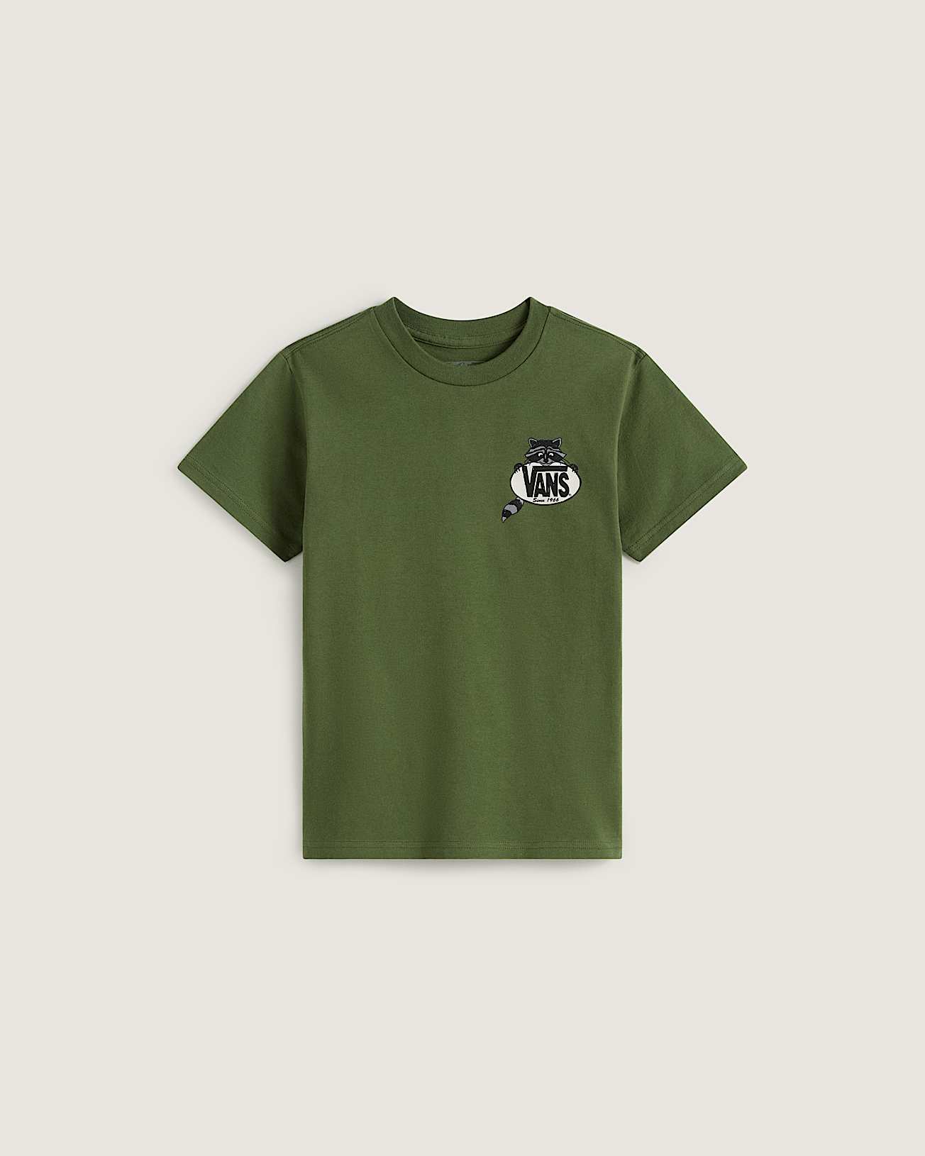 Dziecicy Tshirt Dumpster Raccoon 28 lat VANS Zielony HERO