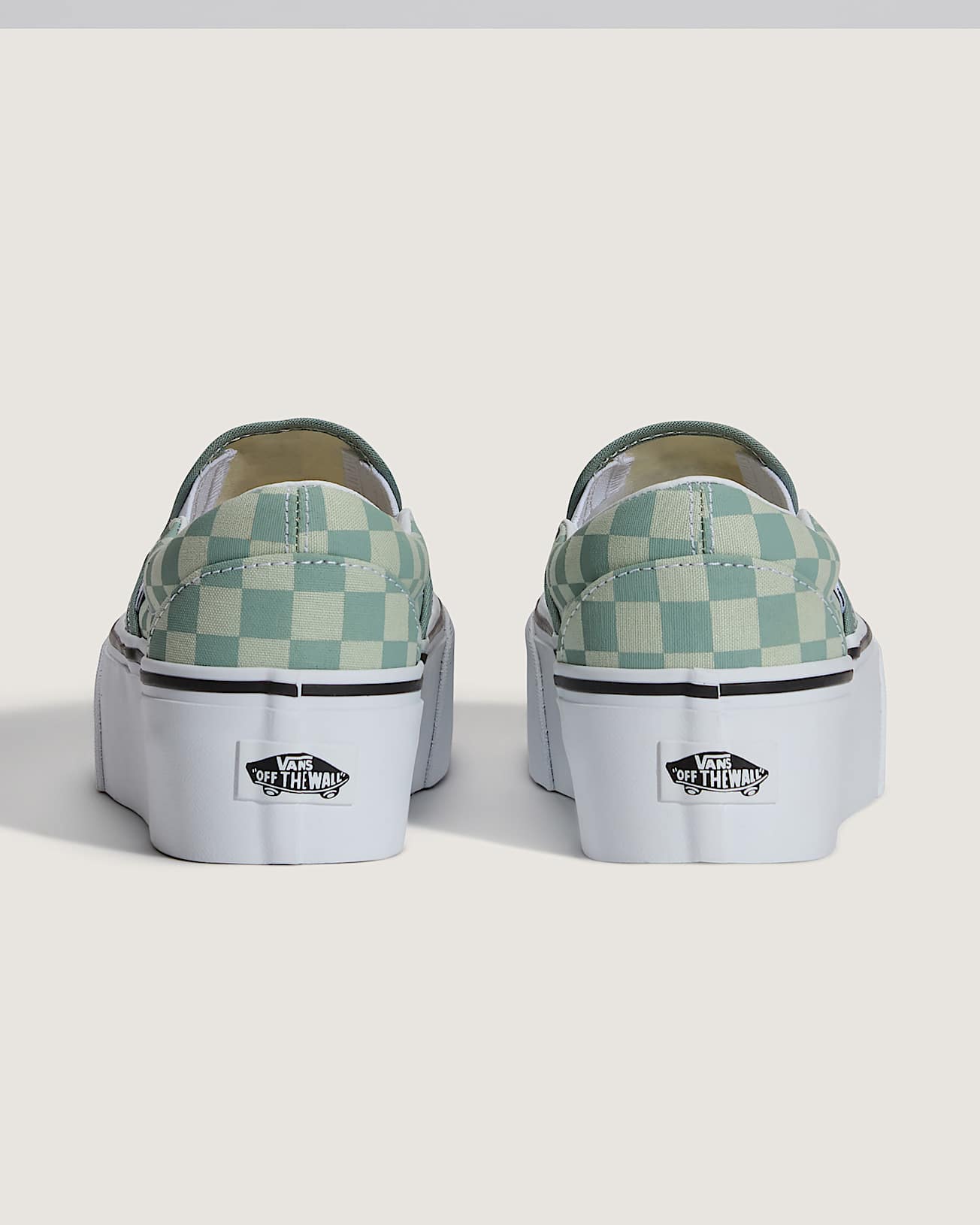 Scarpe Classic SlipOn Platform VANS Verde ALT3