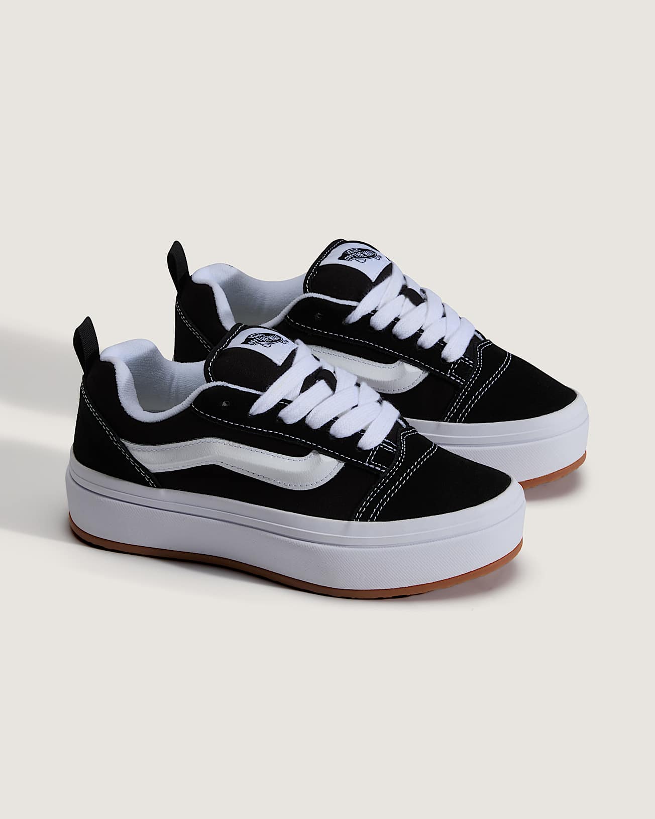 Knu Skool Platform Lite Schuhe VANS Schwarz ALT1